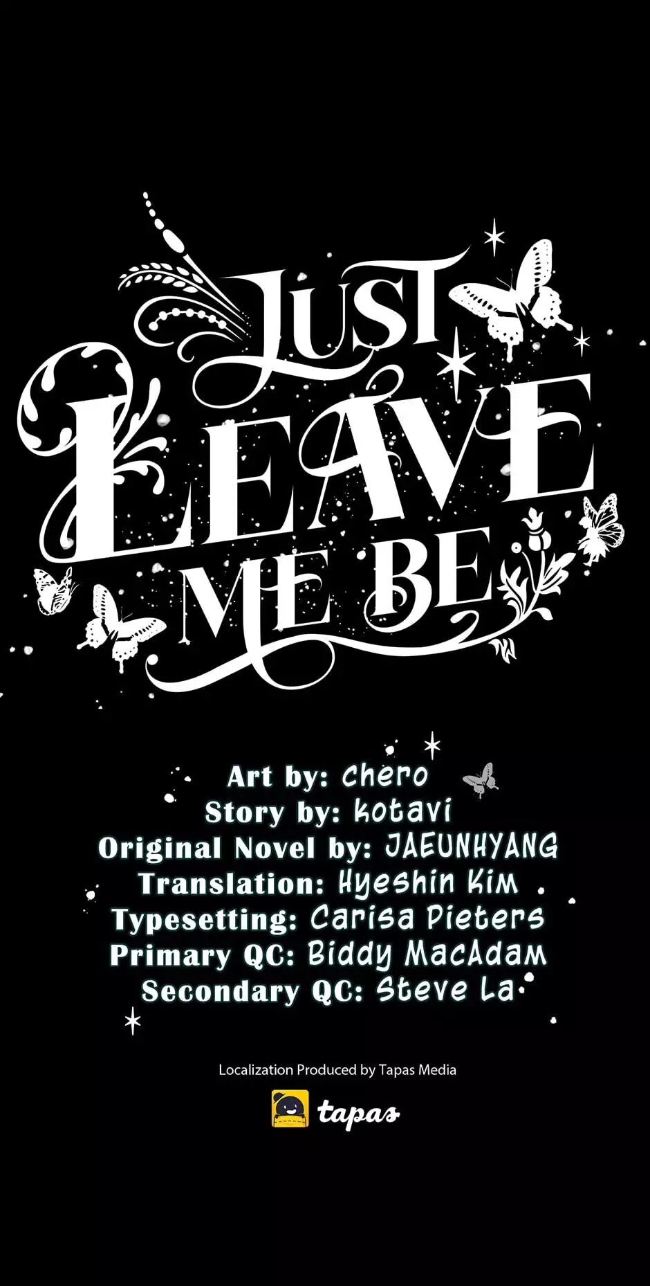 Just Leave Me Be - 14 page 1