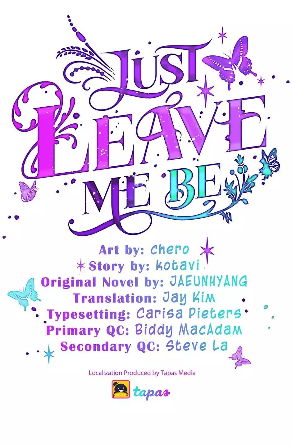 Just Leave Me Be - 41 page 1