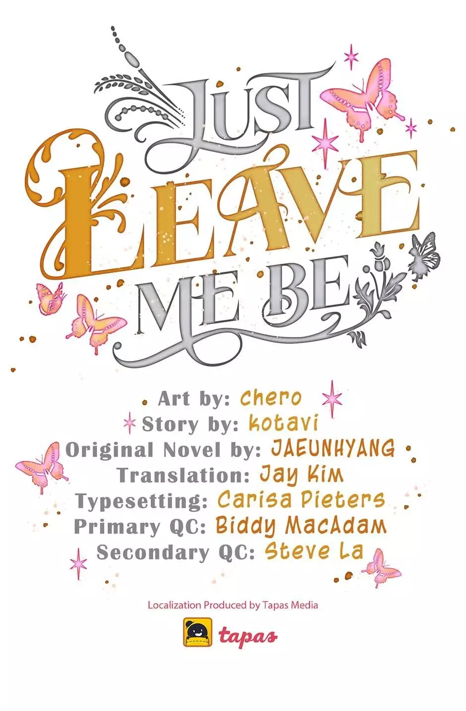 Just Leave Me Be - 42 page 1