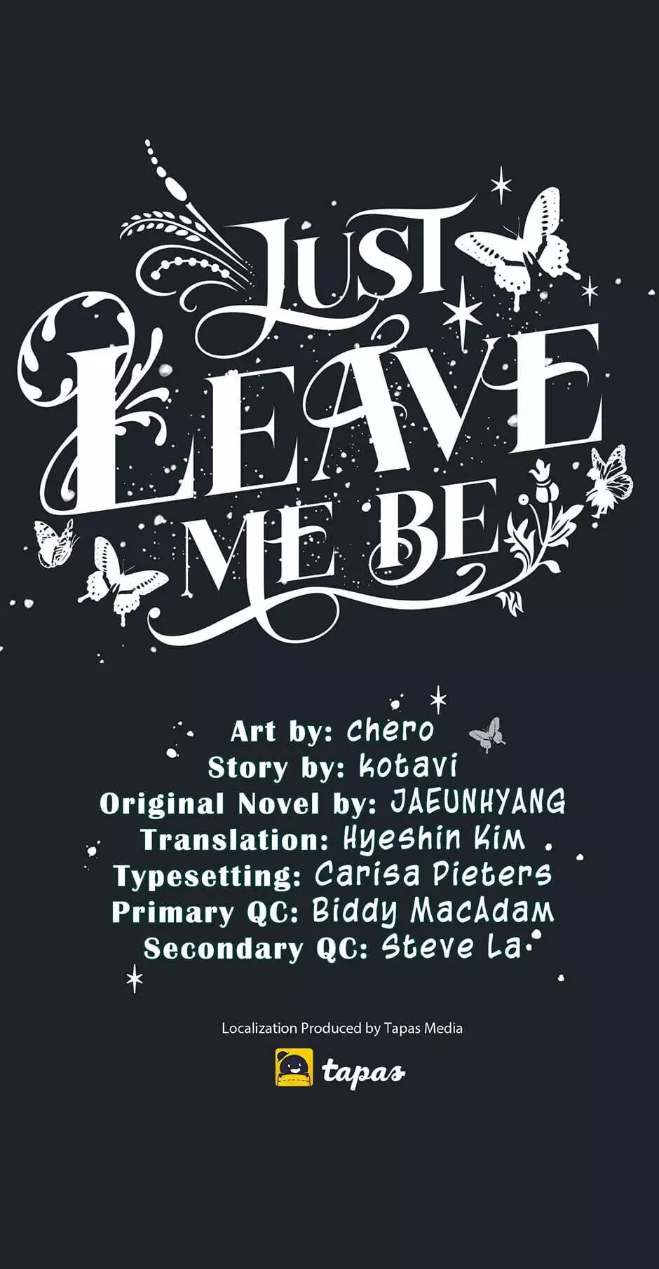 Just Leave Me Be - 8 page 1