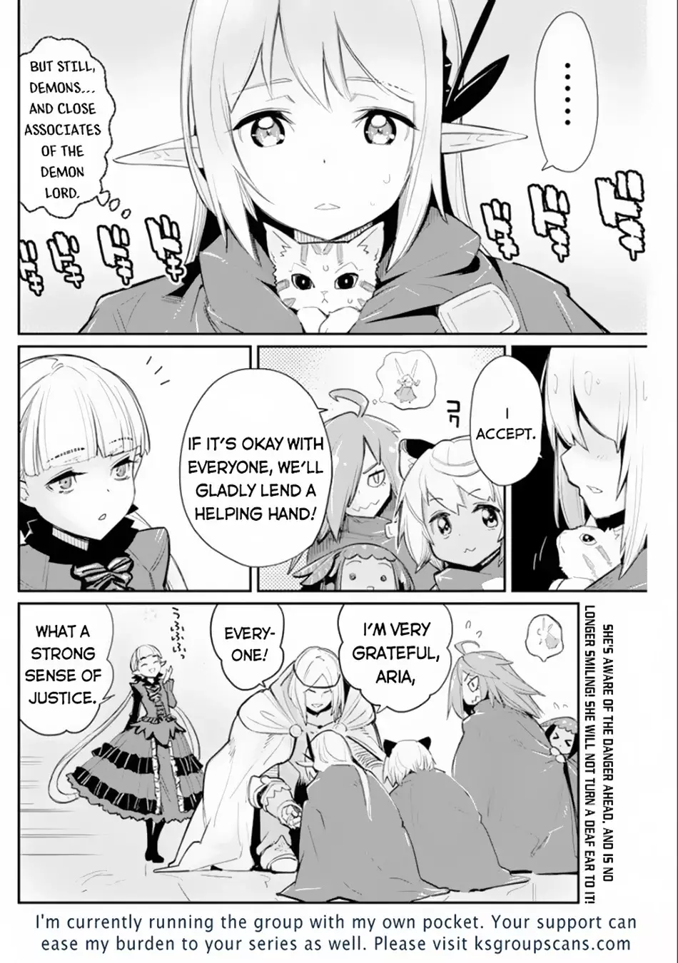 I Am Behemoth Of The S Rank Monster But I Am Mistaken As A Cat And I Live As A Pet Of Elf Girl - 44 page 21-1aa98943