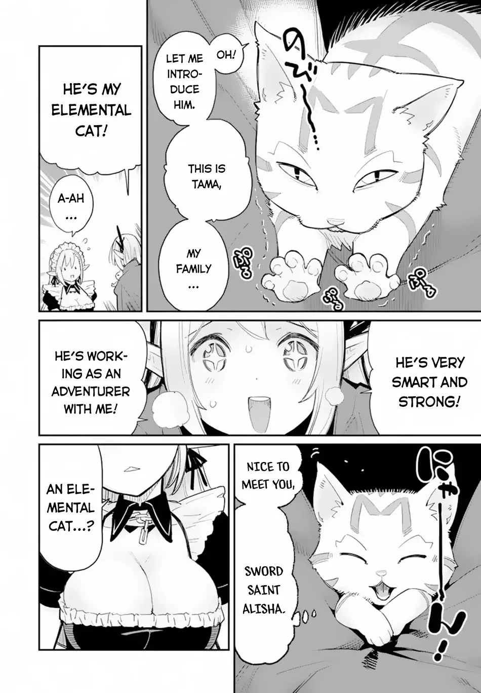 I Am Behemoth Of The S Rank Monster But I Am Mistaken As A Cat And I Live As A Pet Of Elf Girl - 45 page 18-ecc86621