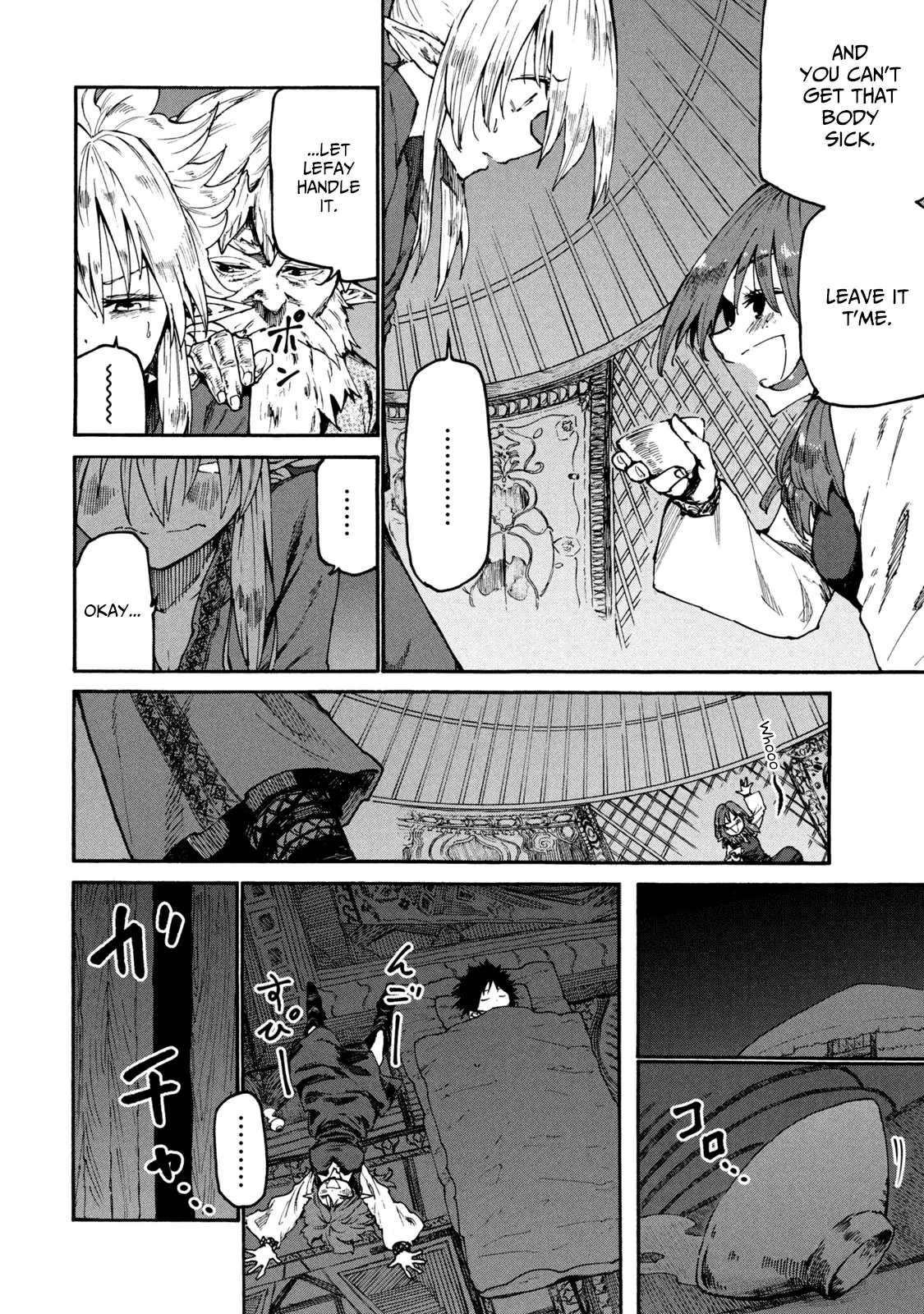 Mazumeshi Elf To Youbokugurashi - 34 page 10