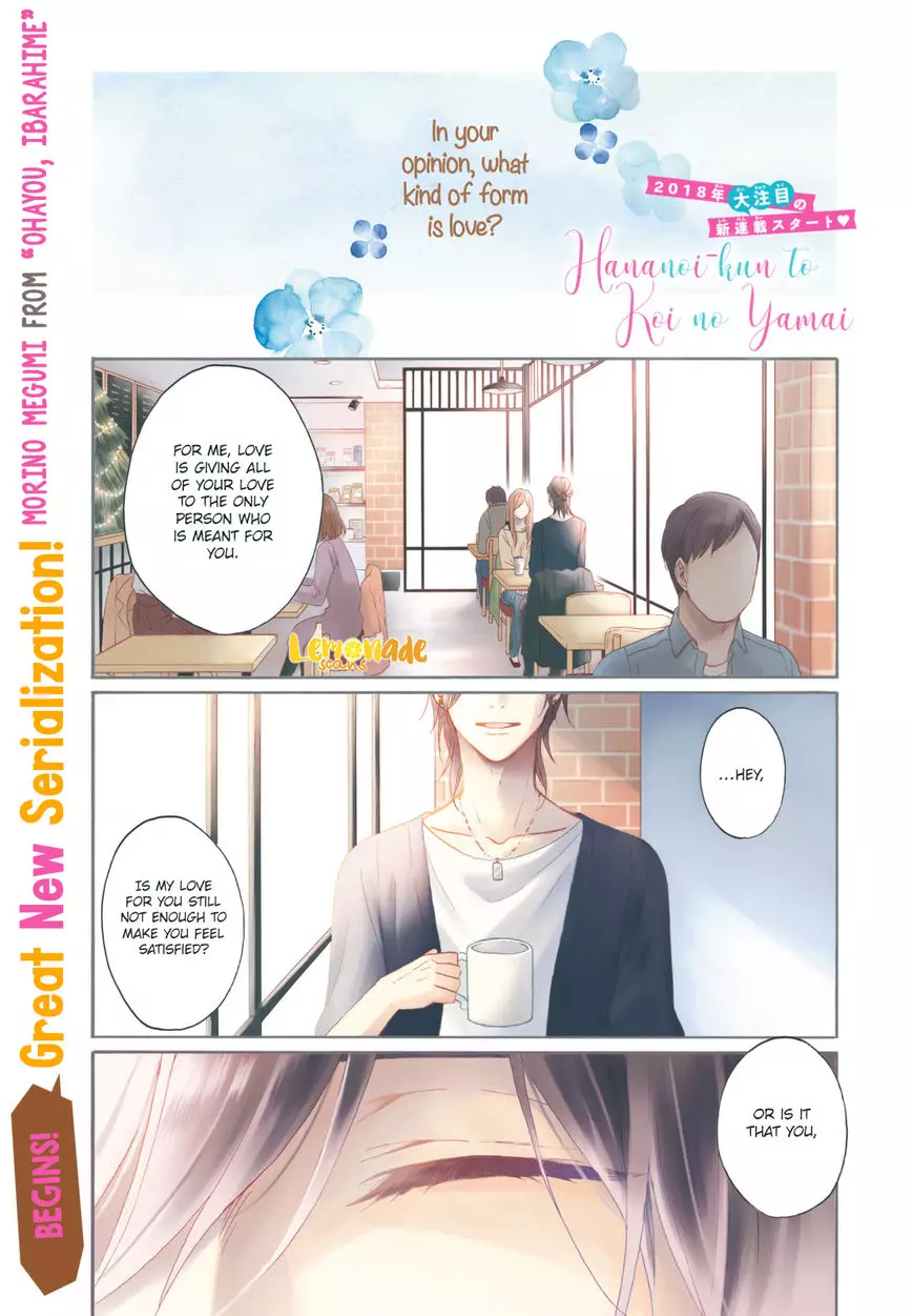 Hananoi-Kun To Koi No Yamai - 1 page 2-b05dbc67