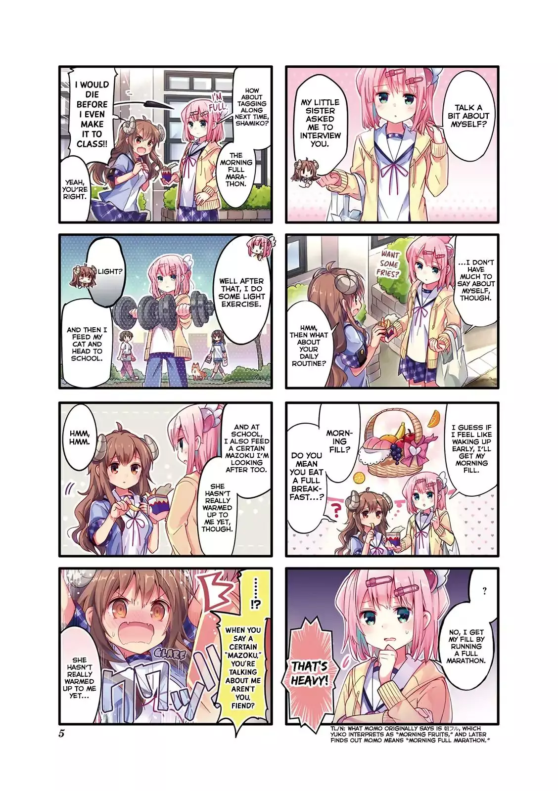 Machikado Mazoku - 0 page 7