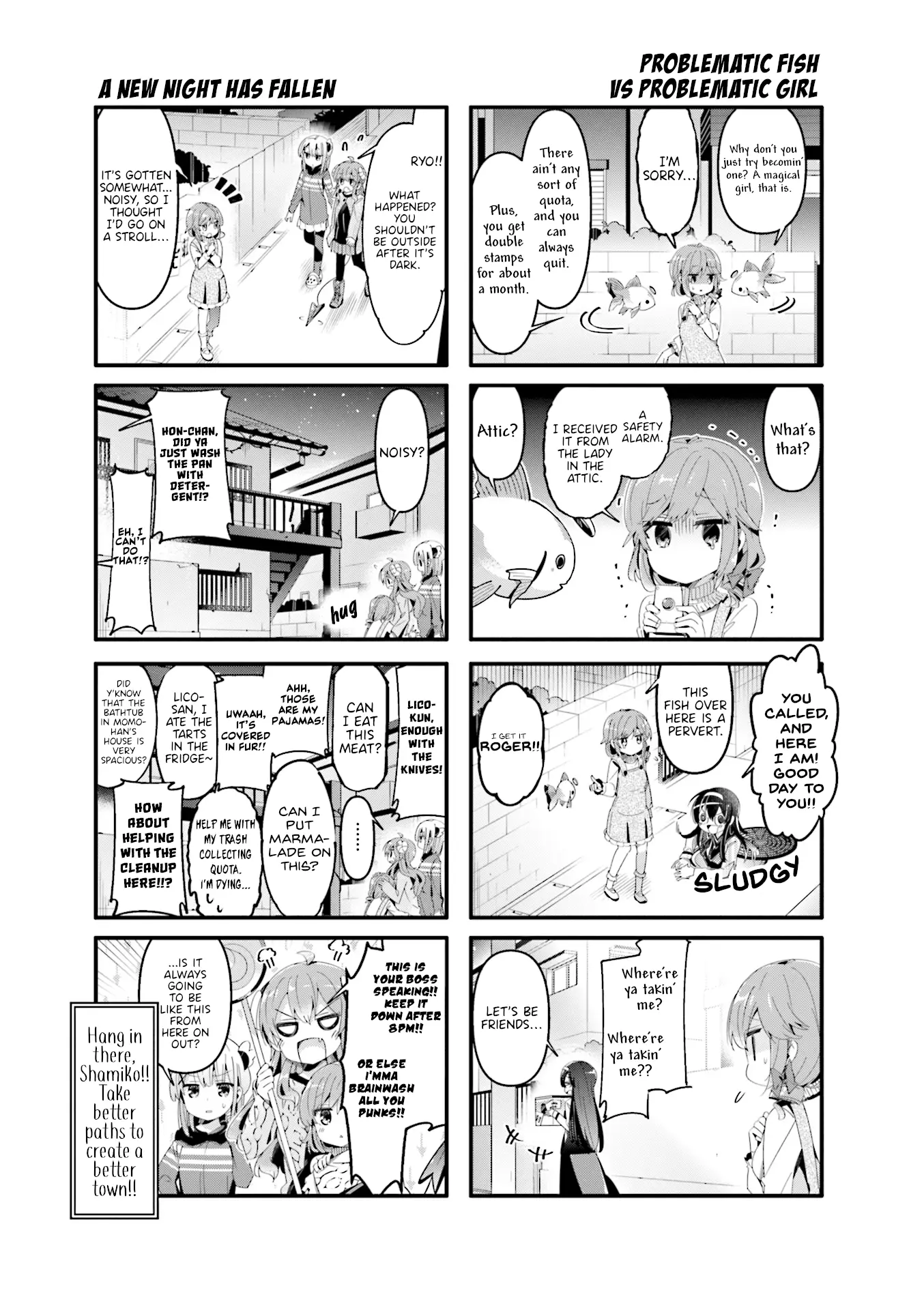 Machikado Mazoku - 64 page 9