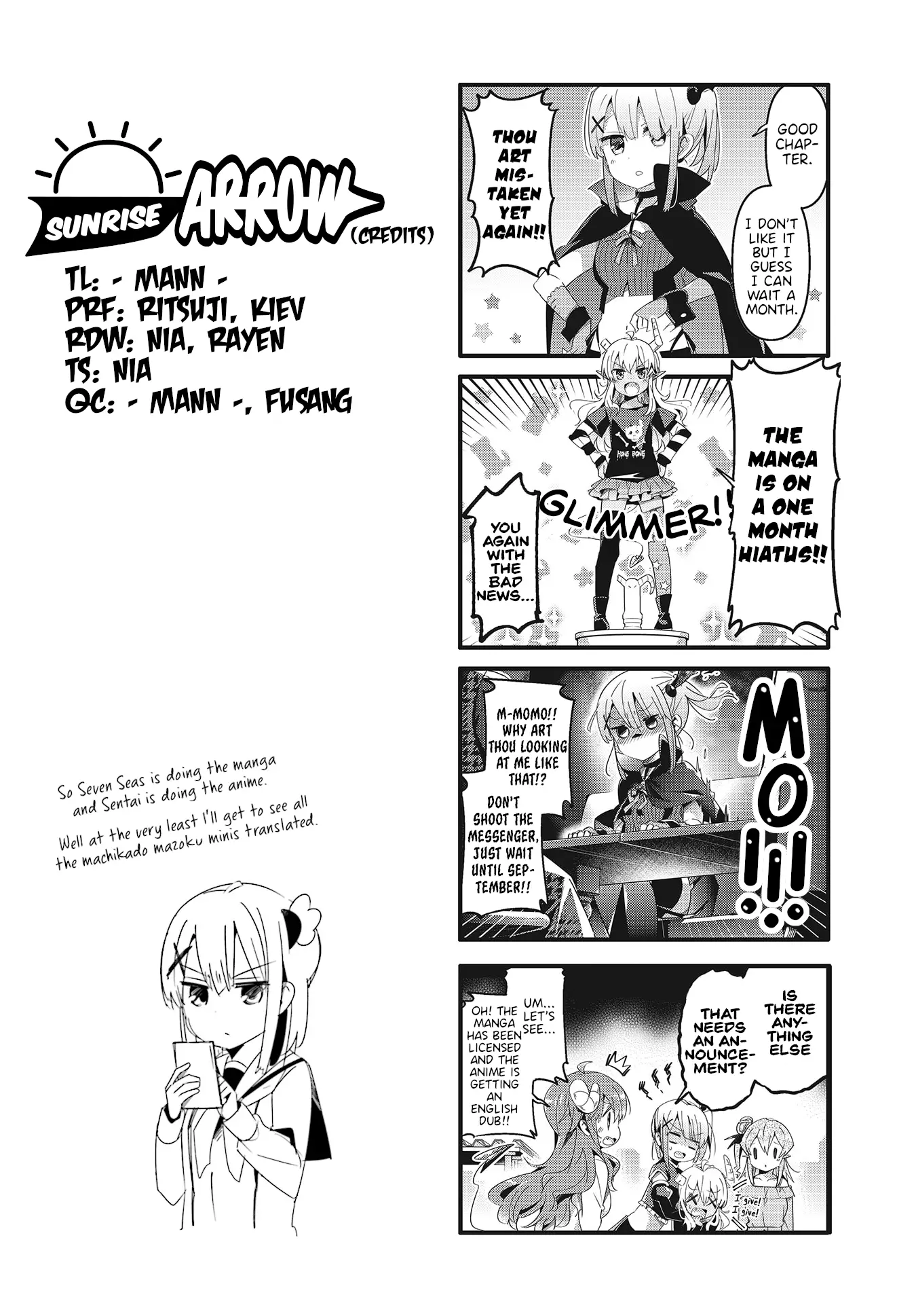 Machikado Mazoku - 73 page 10