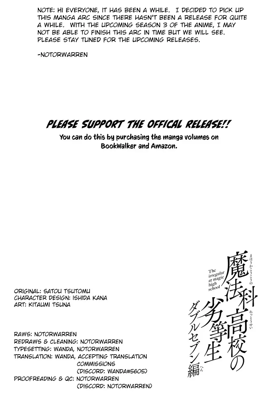 Mahouka Koukou No Rettousei - Double Seven Hen - 16 page 21-496866f0