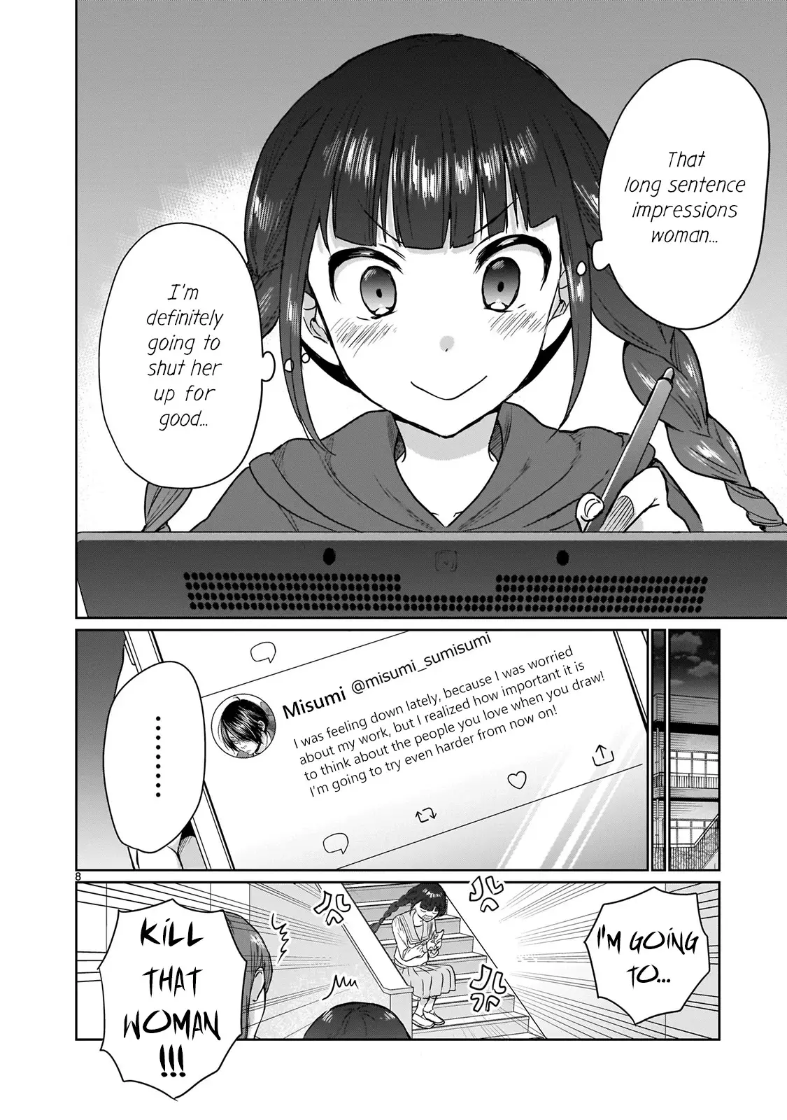 Kami Eshi Jk To Ol Fujoshi - 13.5 page 8
