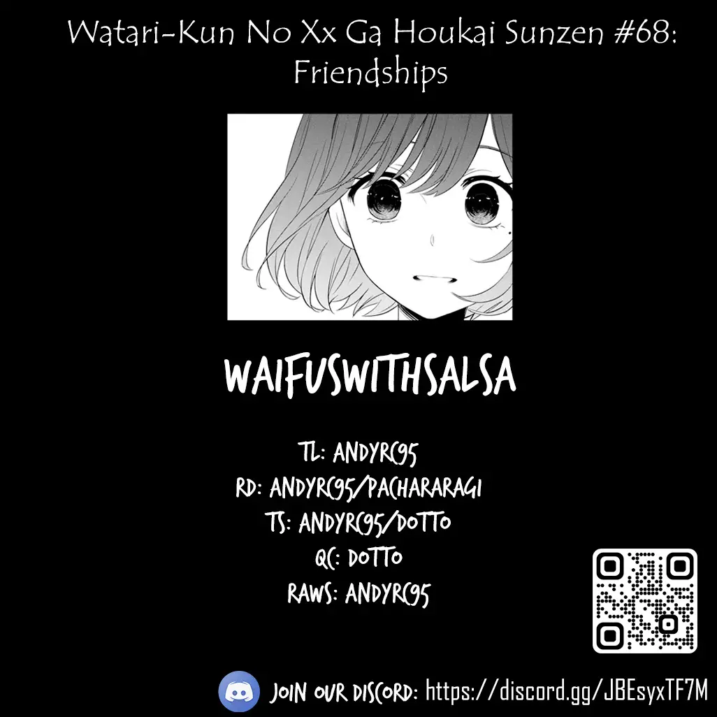 Watari-Kun No Xx Ga Houkai Sunzen - 68 page 1-0d0428c5