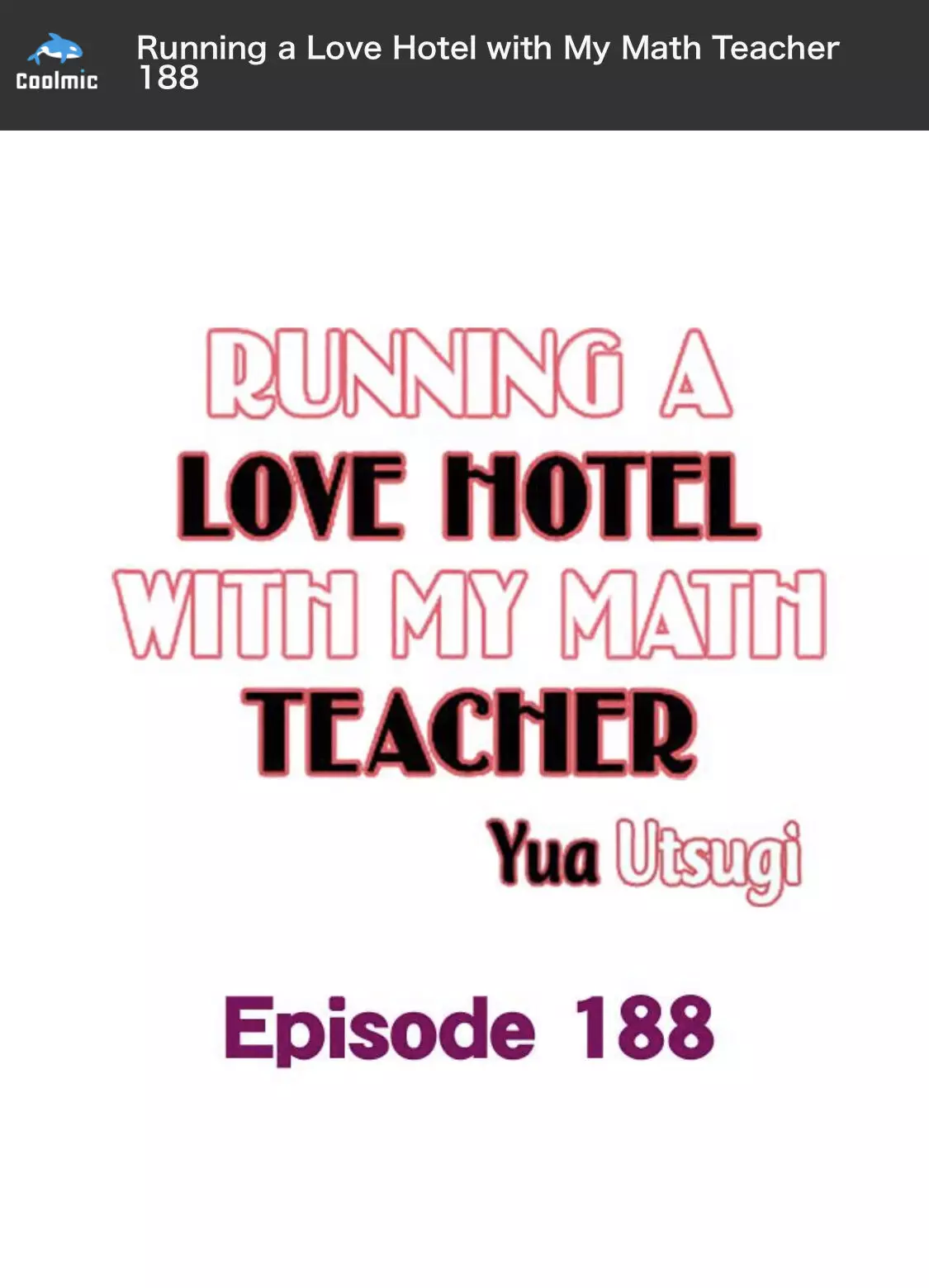 Running A Love Hotel With My Math Teacher - 188 page 2