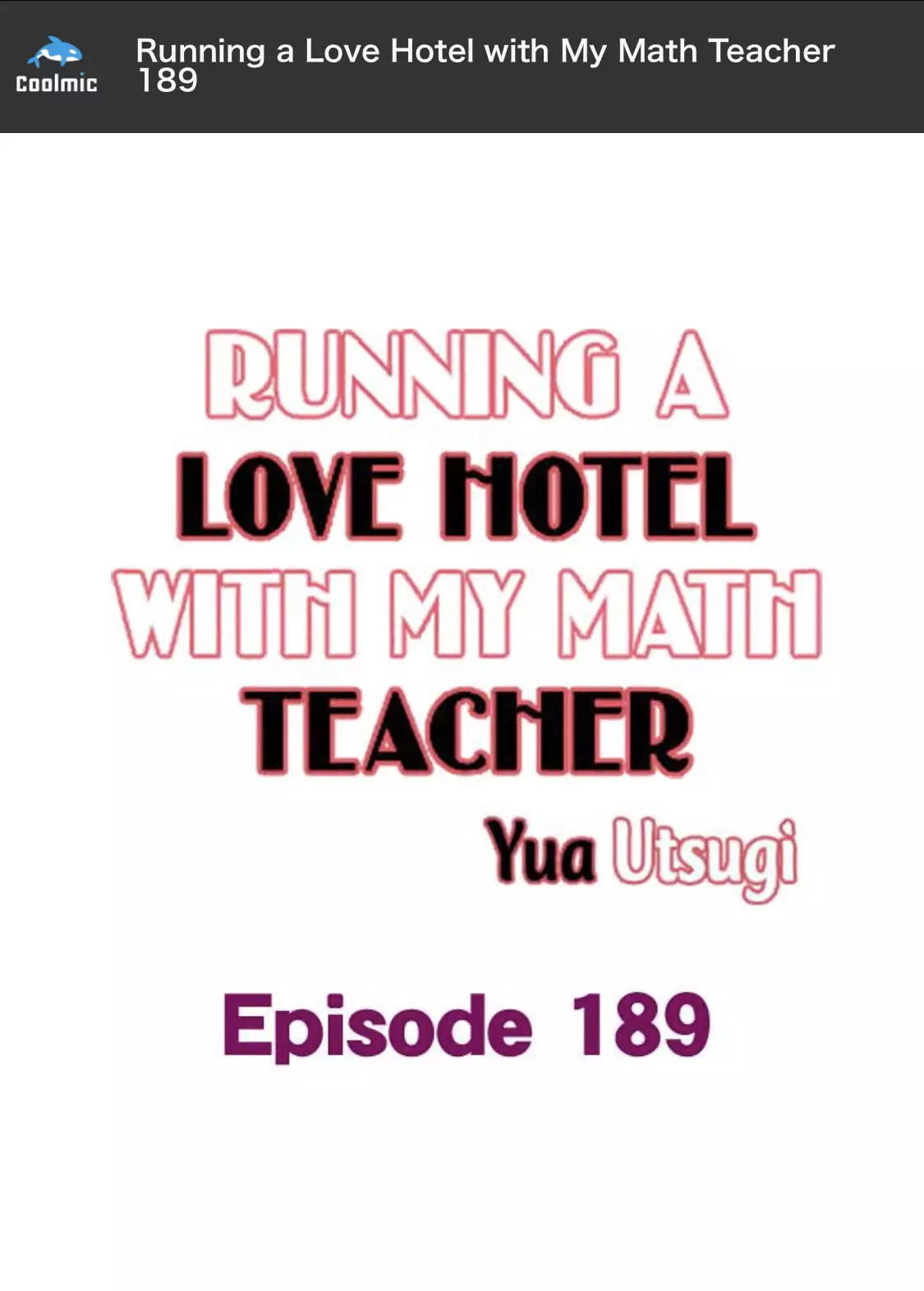 Running A Love Hotel With My Math Teacher - 189 page 2