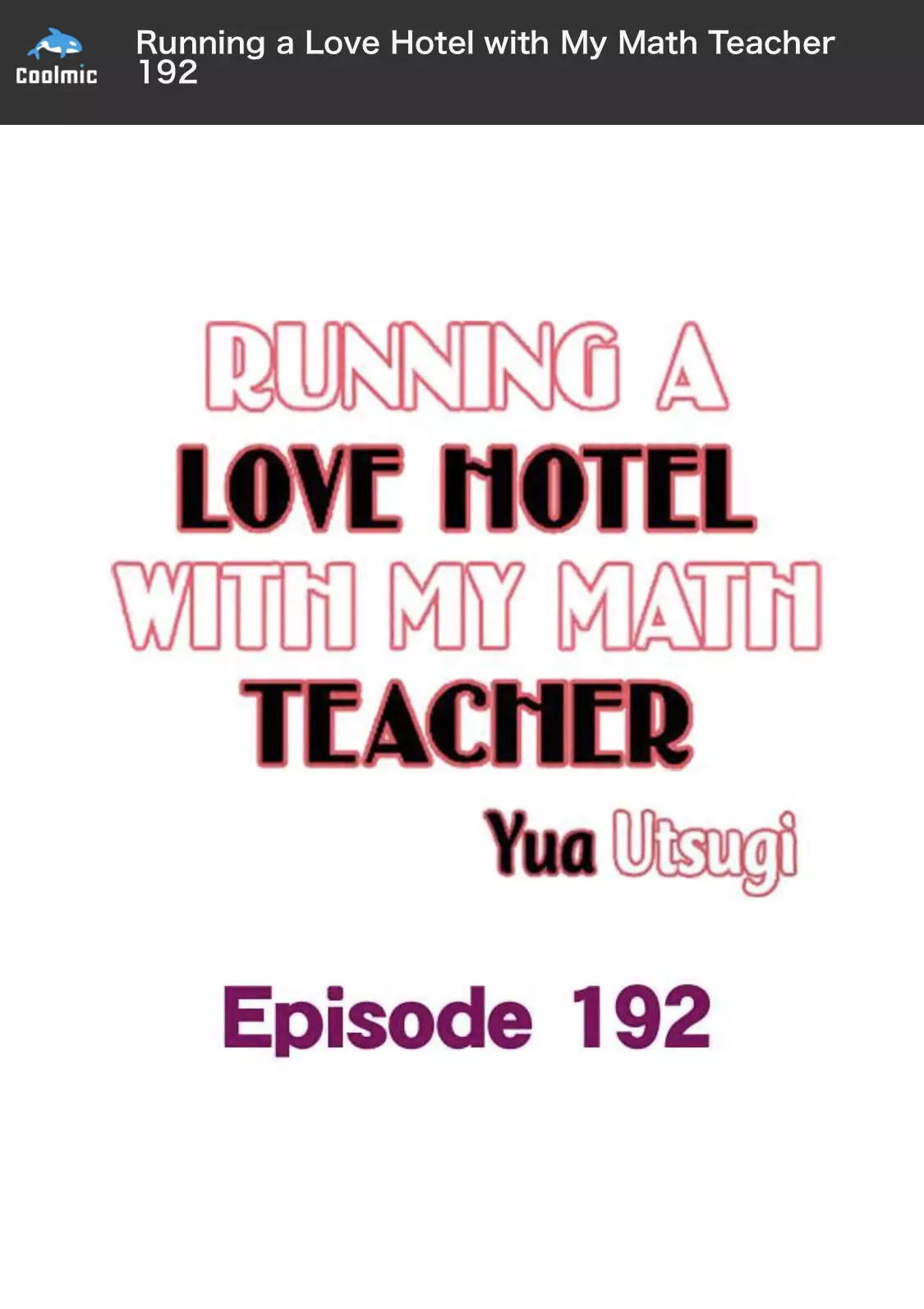 Running A Love Hotel With My Math Teacher - 192 page 2