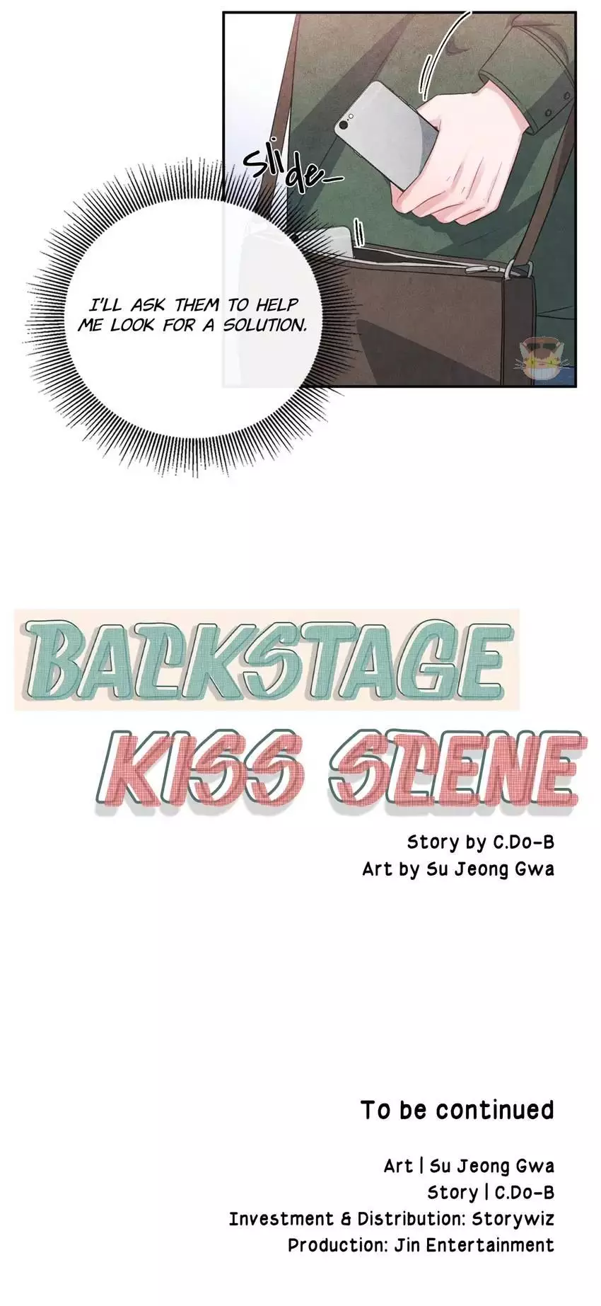 Backstage Kiss Scene - 39 page 37-07d9be9f