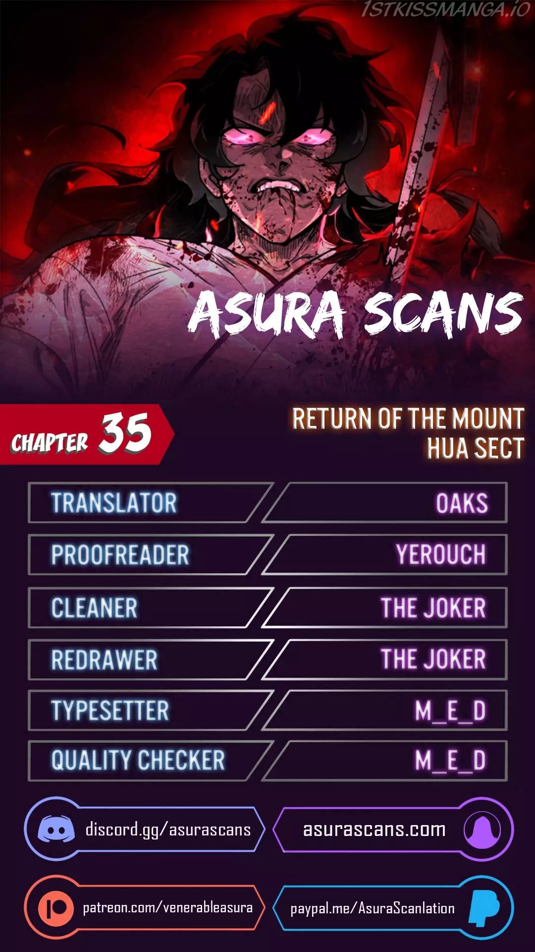 Return Of The Mount Hua Sect - 35 page 1