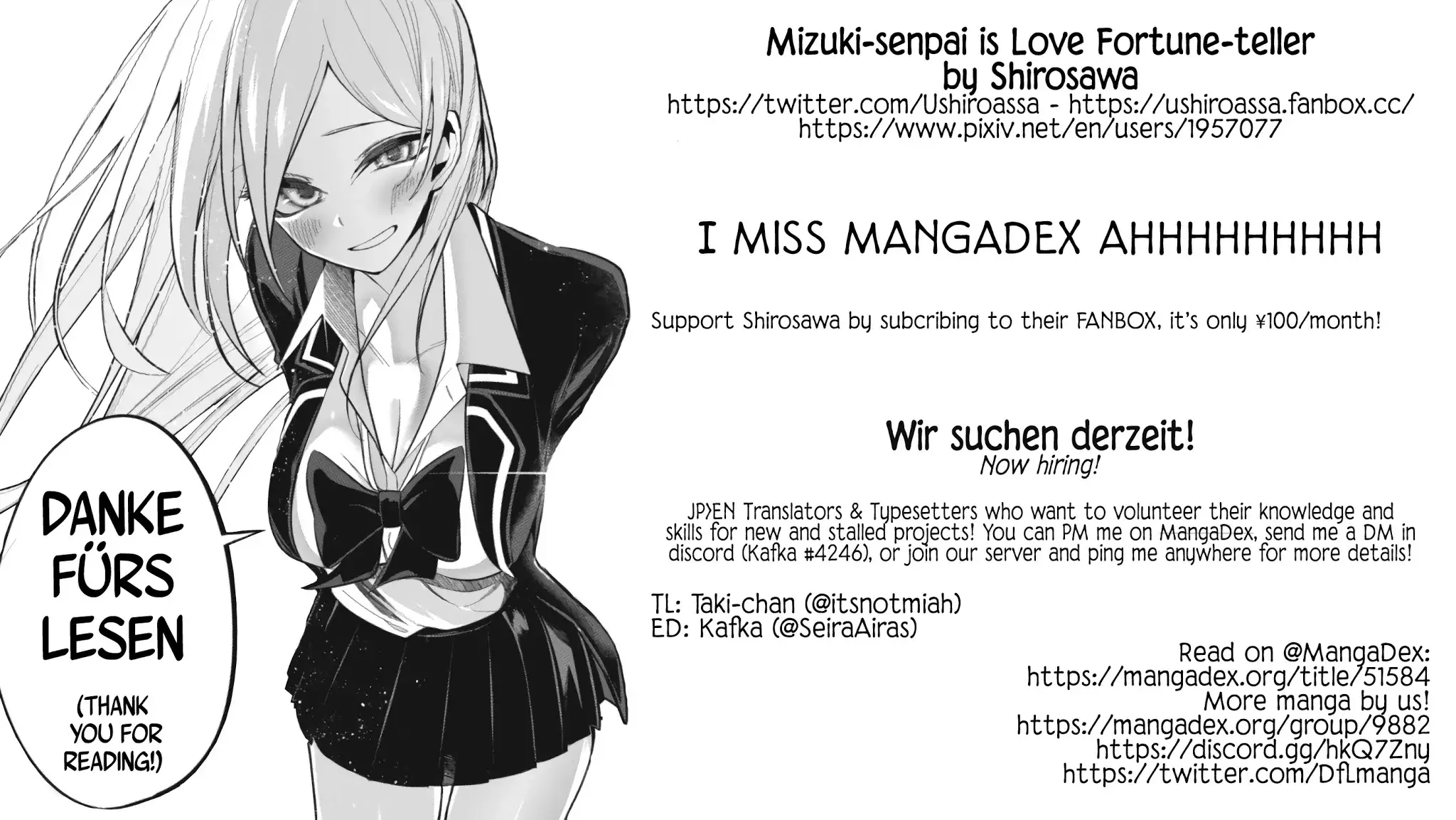 Ангел фортуна текст. Manga Mizuki Senpai 16.