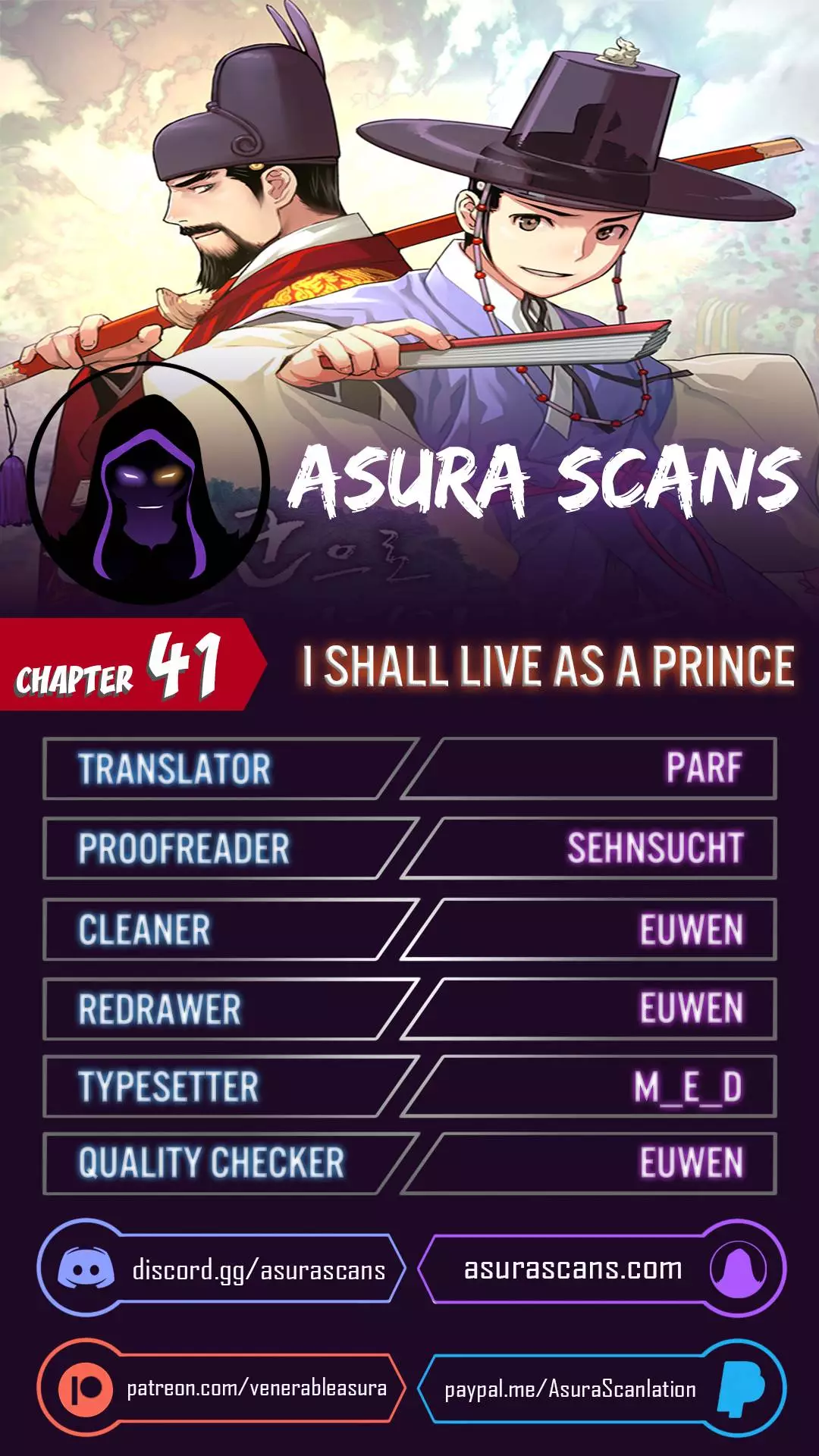 I Shall Live As A Prince - 41 page 1