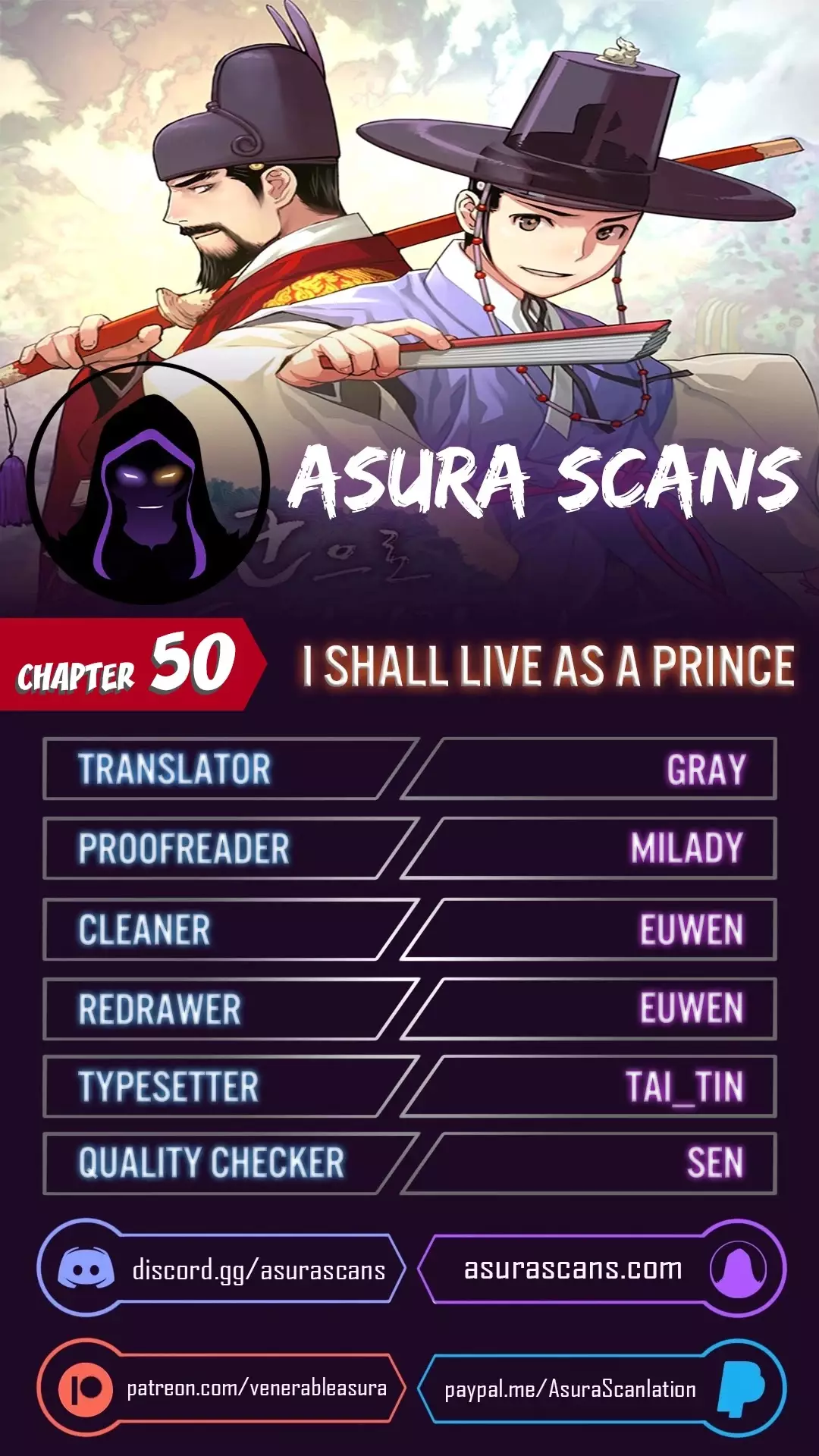 I Shall Live As A Prince - 50 page 1