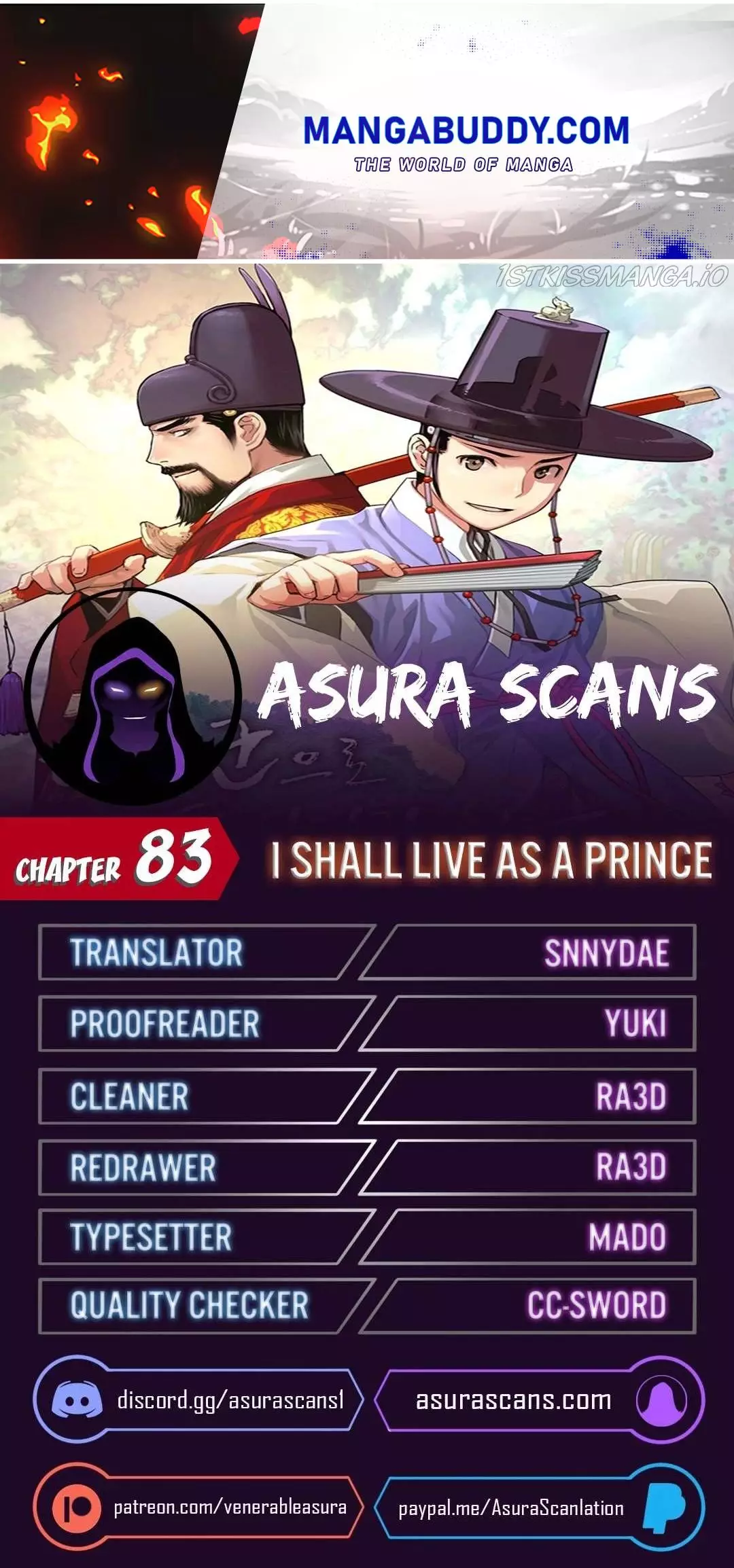 I Shall Live As A Prince - 83 page 1-72ba0a1f