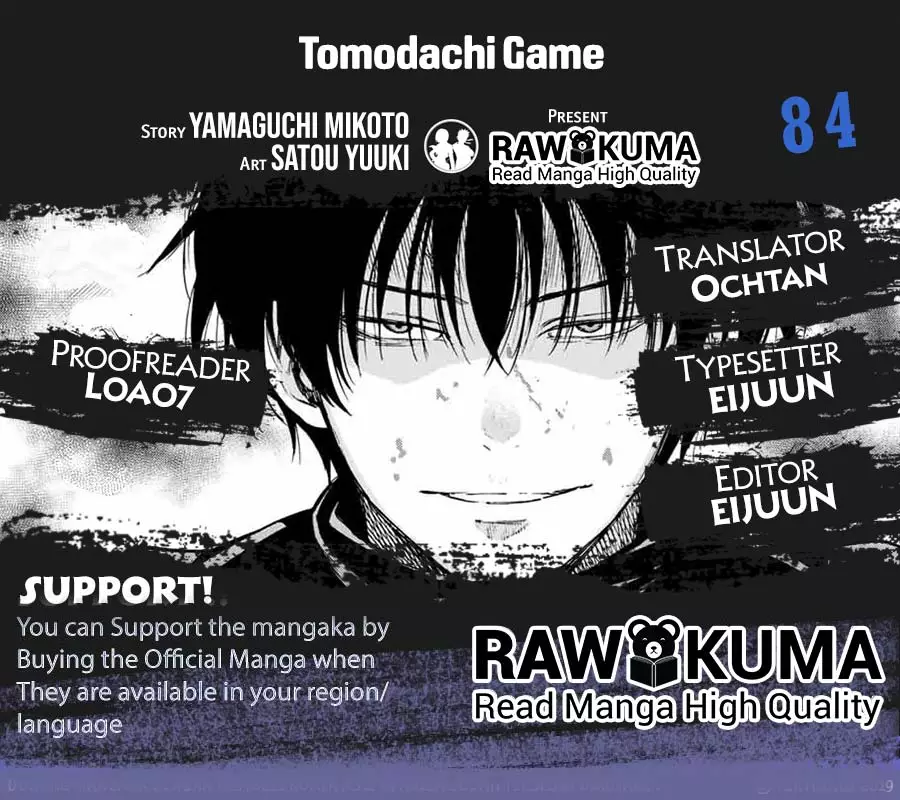 Tomodachi Game Chapter 118 – Rawkuma