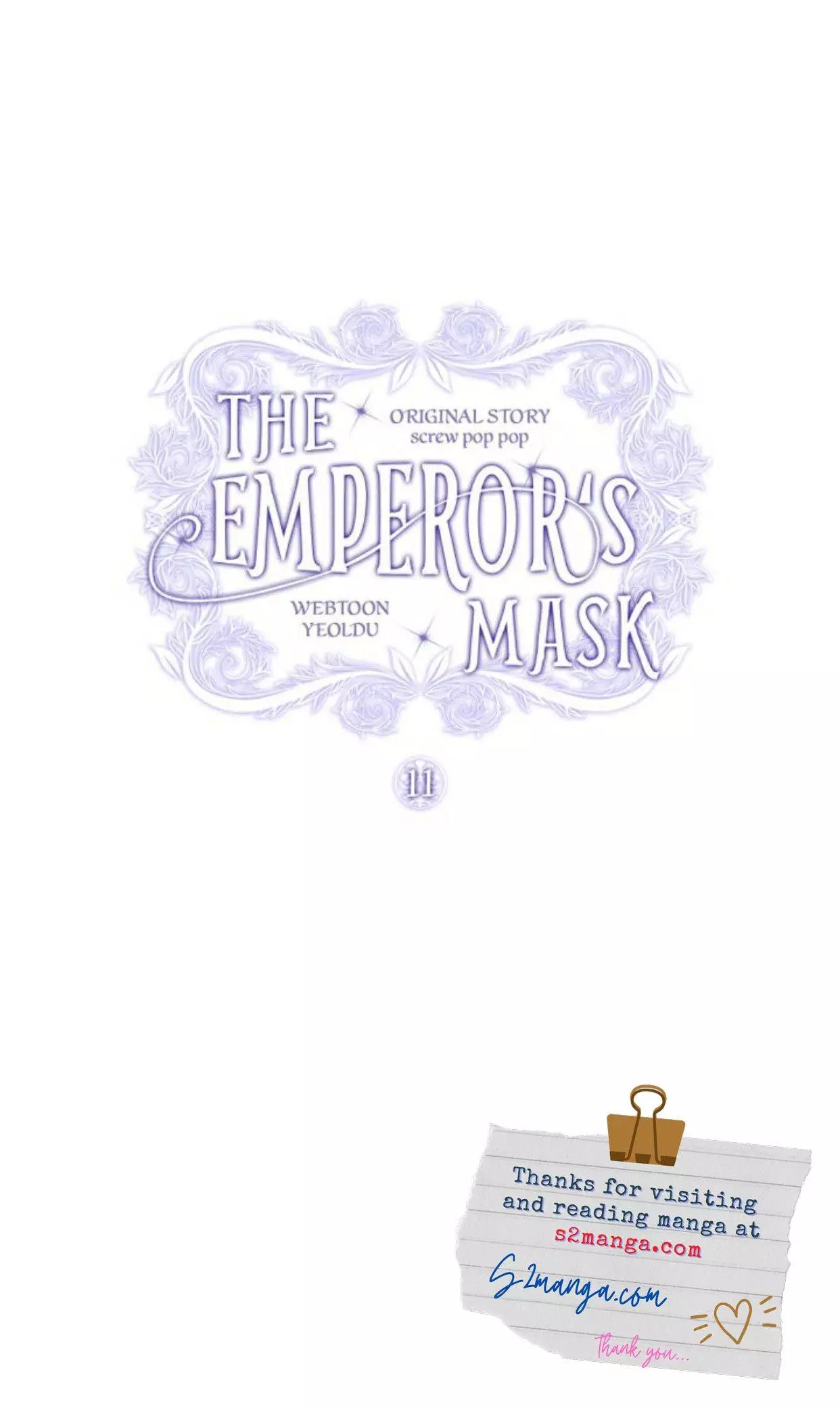 The Emperor’S Mask - 11 page 1
