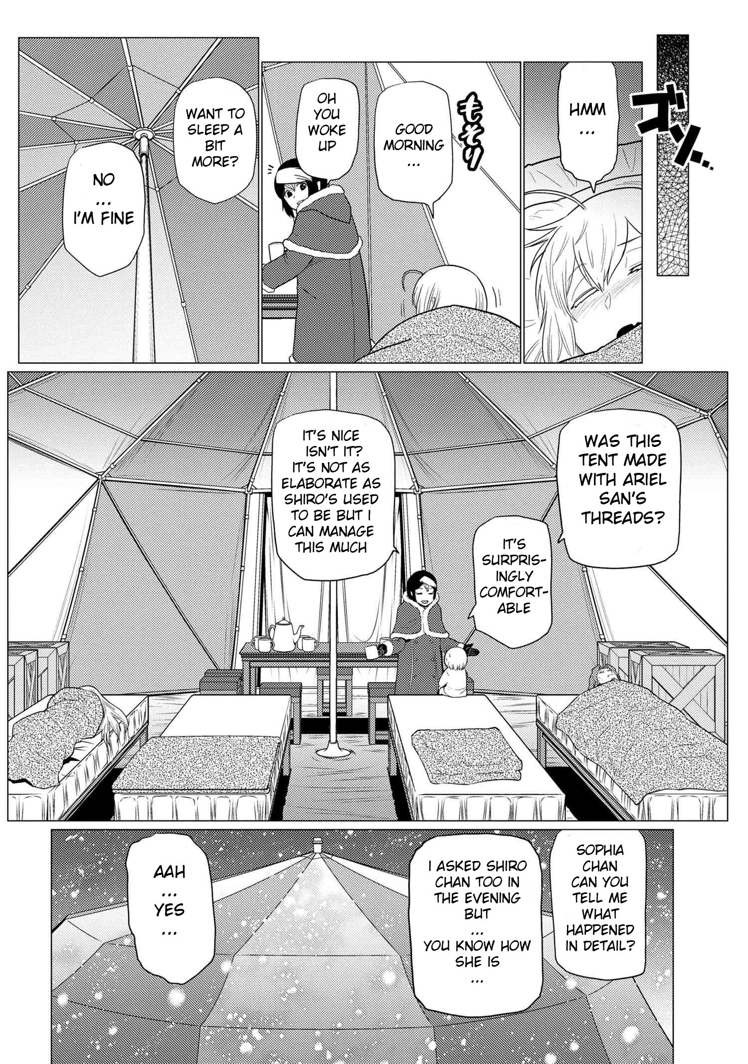 Kumo Desu Ga, Nani Ka? - 70.1 page 14-b453cb53