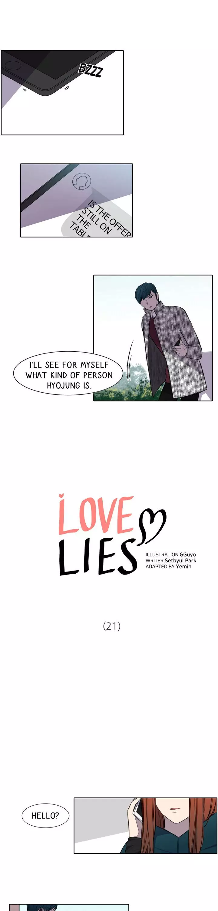 Love Lies - 21 page 1