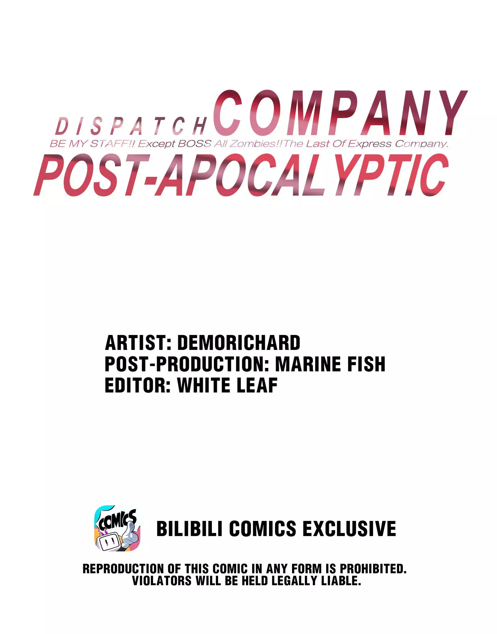 Post-Apocalyptic Dispatch Company - 11 page 1