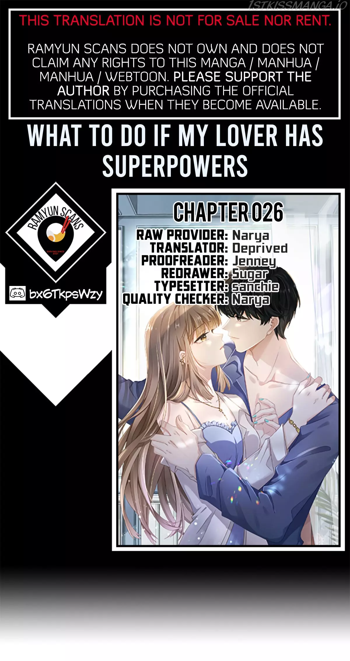 What To Do If My Lover Has Superpowers - 26 page 1