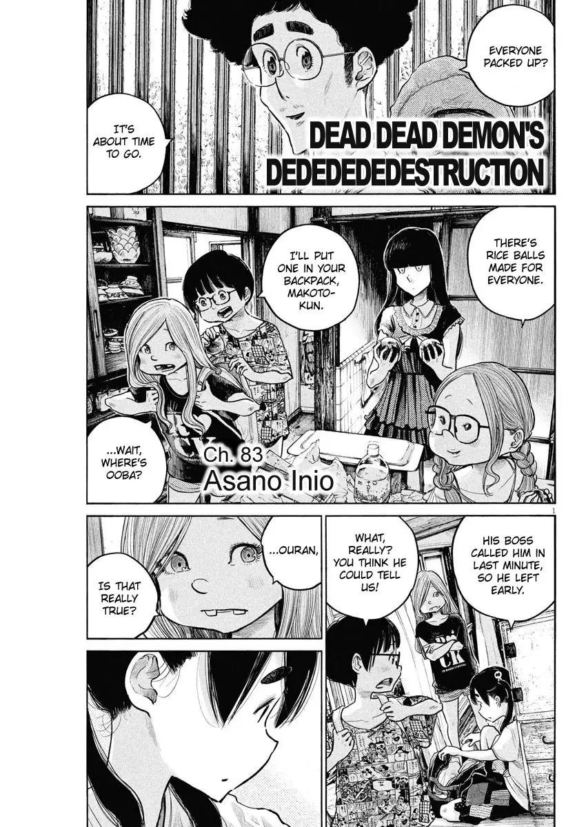 Dead Dead Demon's Dededededestruction - 83 page 1