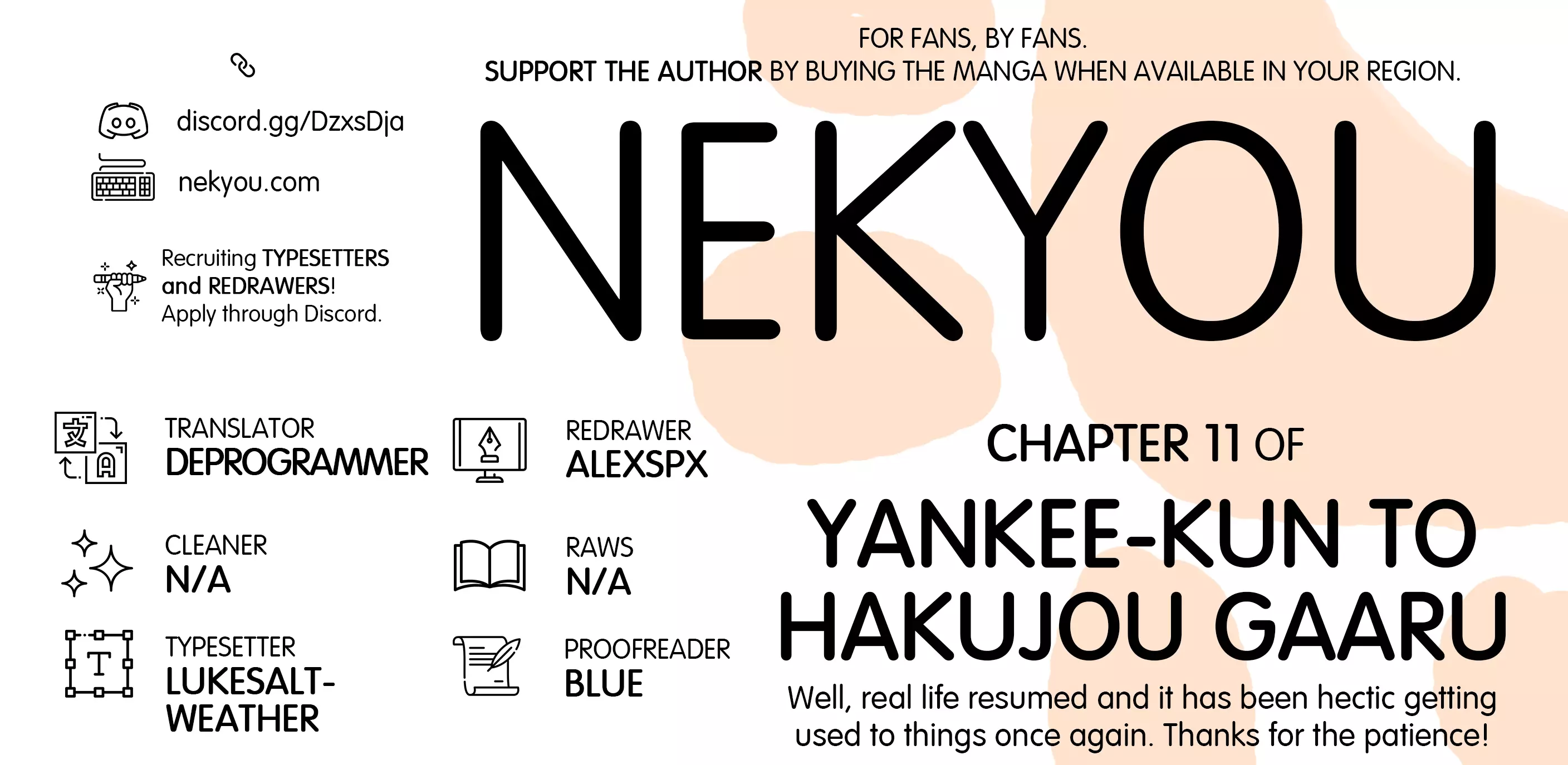 Yankee-Kun To Hakujou Gaaru - 11 page 1