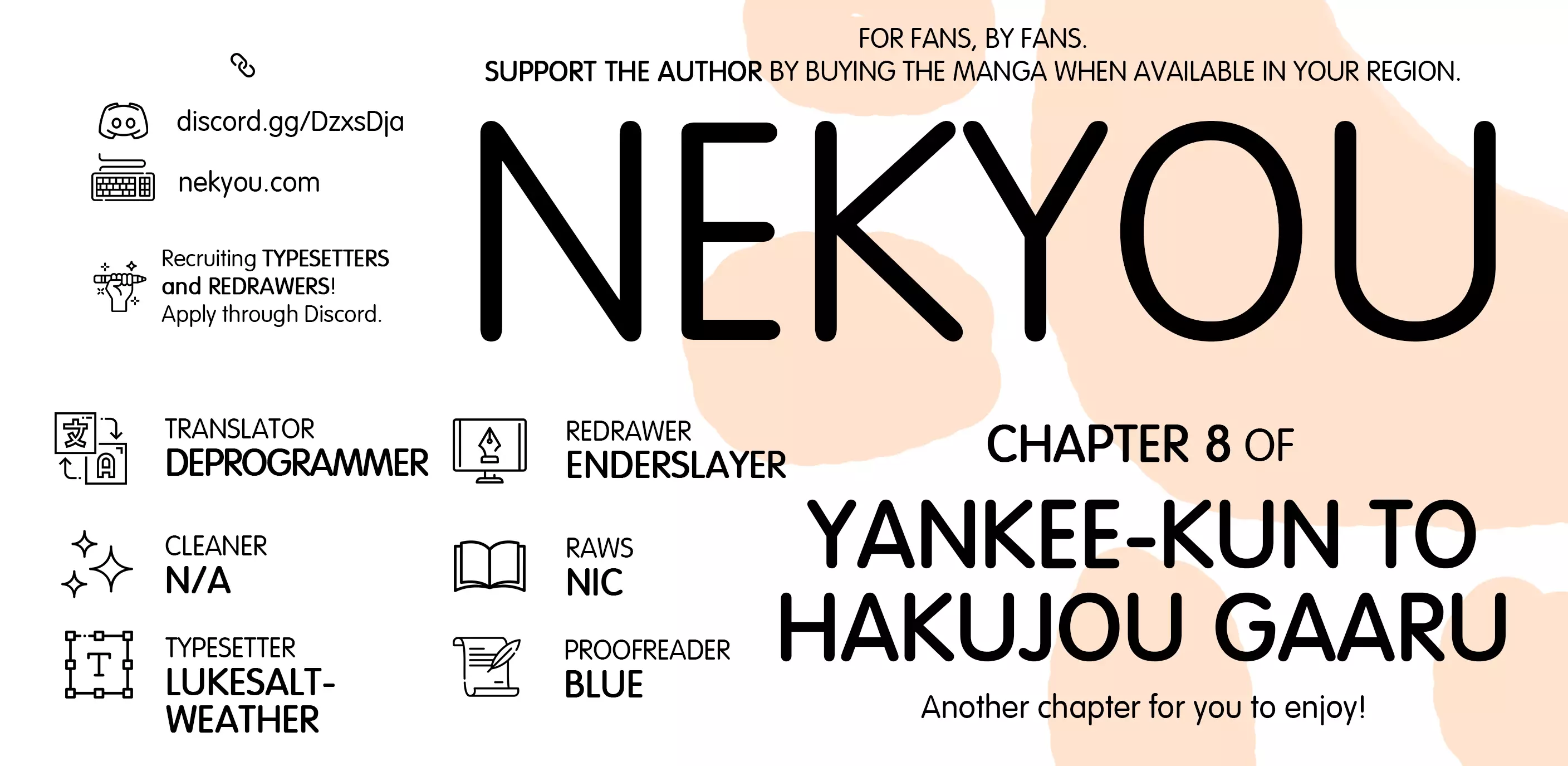 Yankee-Kun To Hakujou Gaaru - 8 page 1