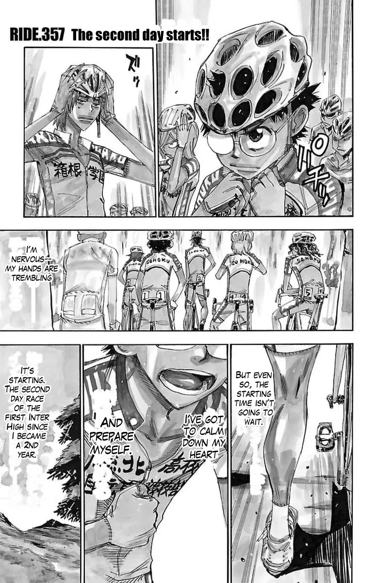 Yowamushi Pedal - 357 page 1