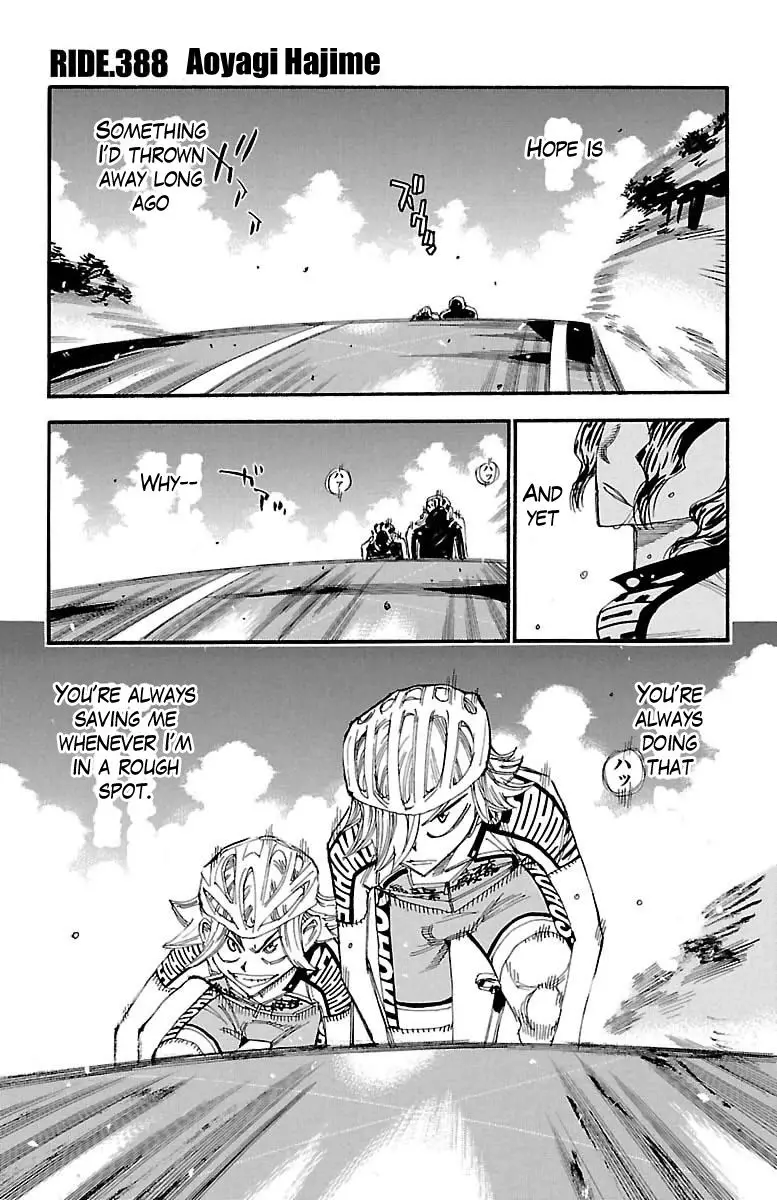 Yowamushi Pedal - 388 page 1