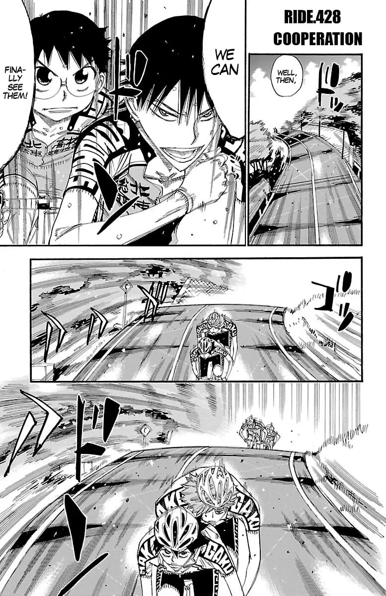 Yowamushi Pedal - 428 page 1