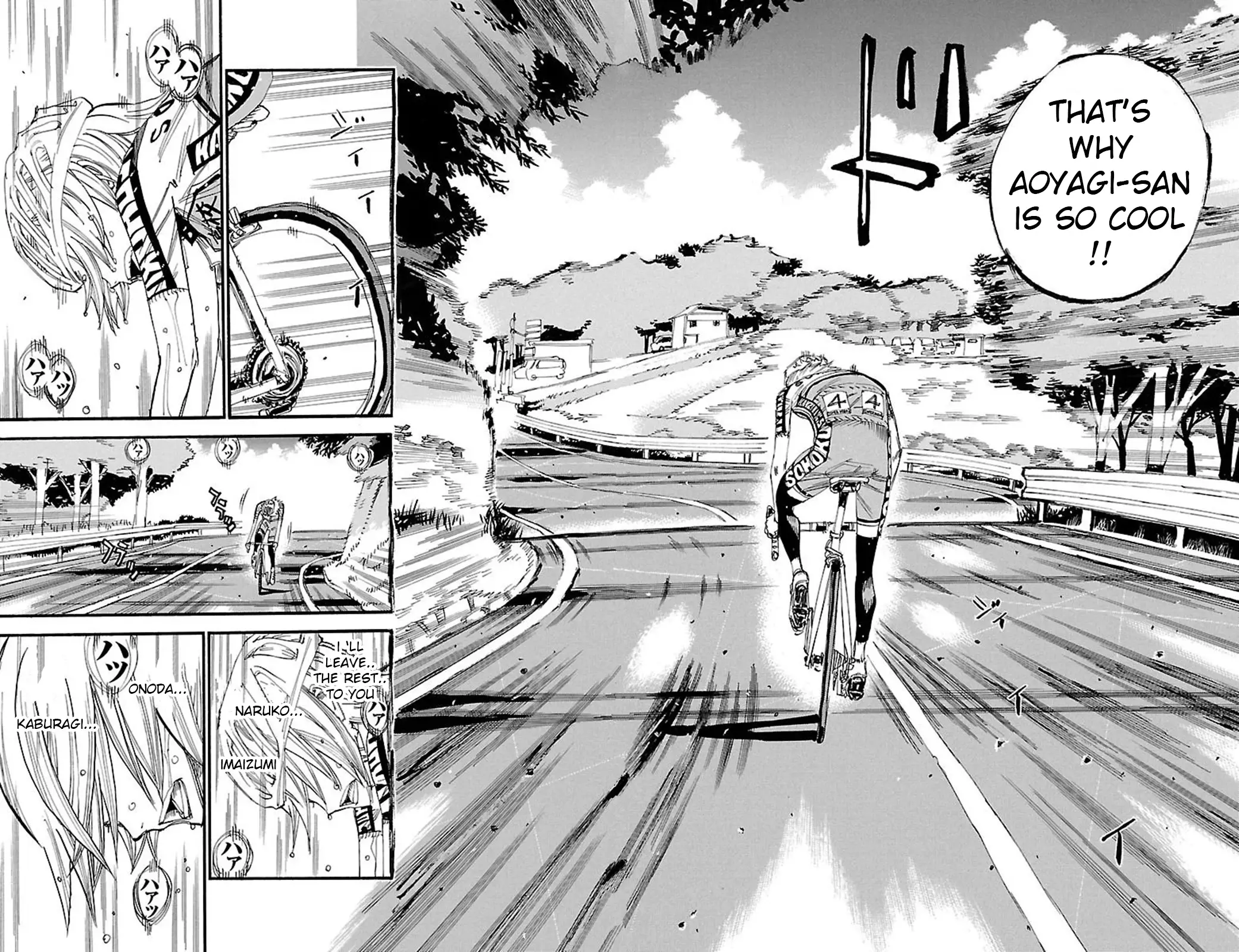 Yowamushi Pedal - 452 page 8-9fe6923b