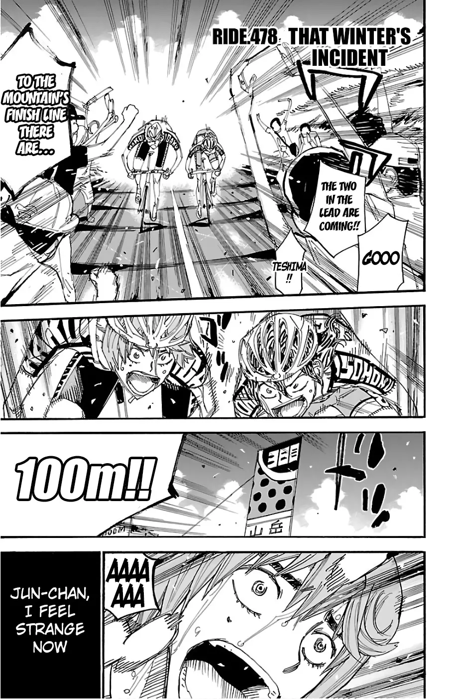 Yowamushi Pedal - 478 page 1-21ee4c4c