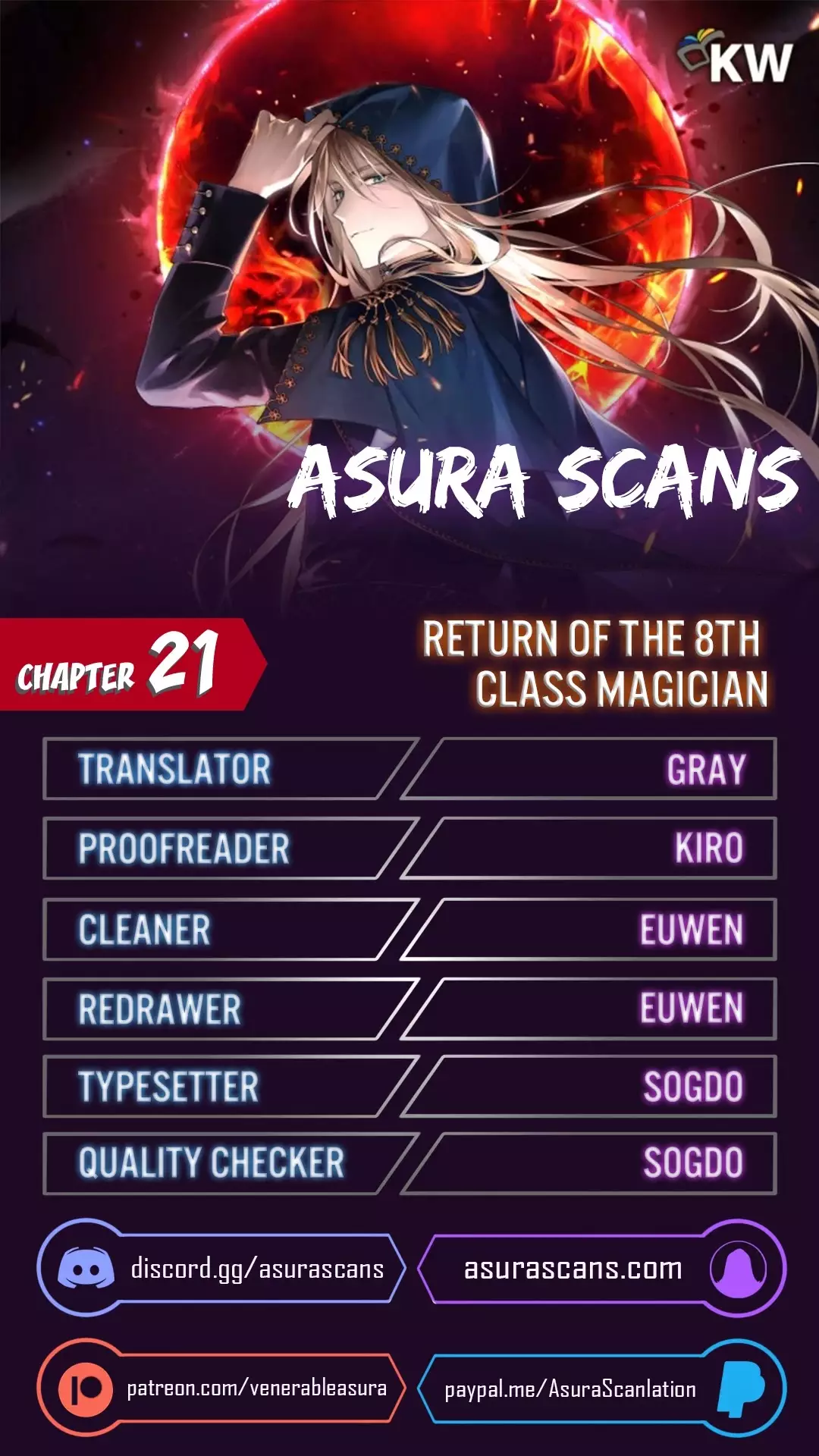 Return Of The 8Th Class Magician - 21 page 1