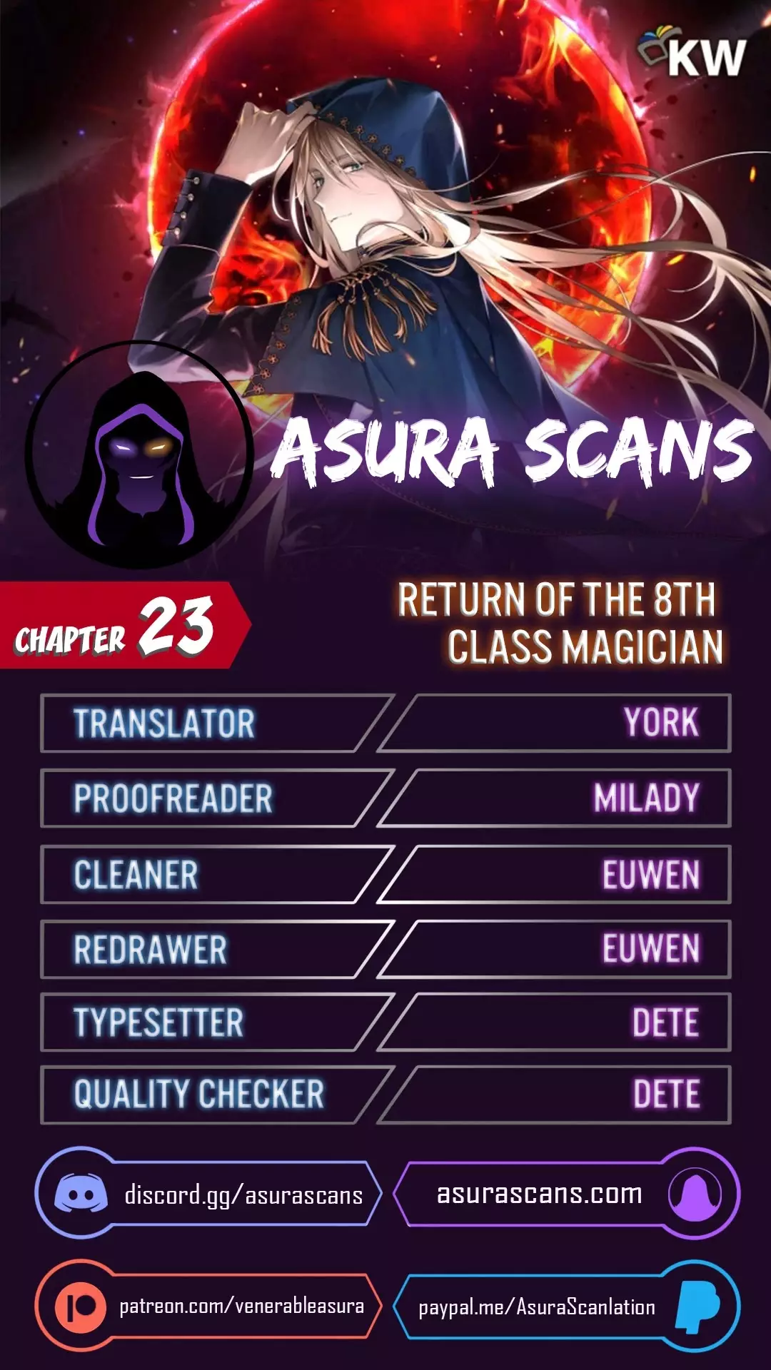 Return Of The 8Th Class Magician - 23 page 1