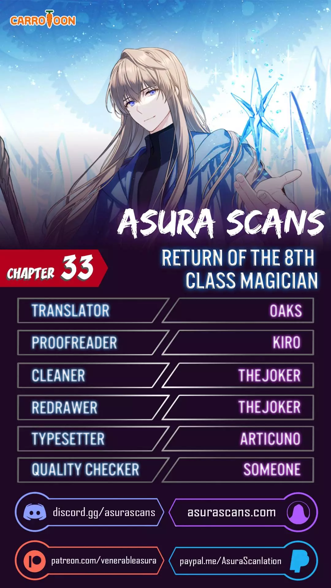 Return Of The 8Th Class Magician - 33 page 1