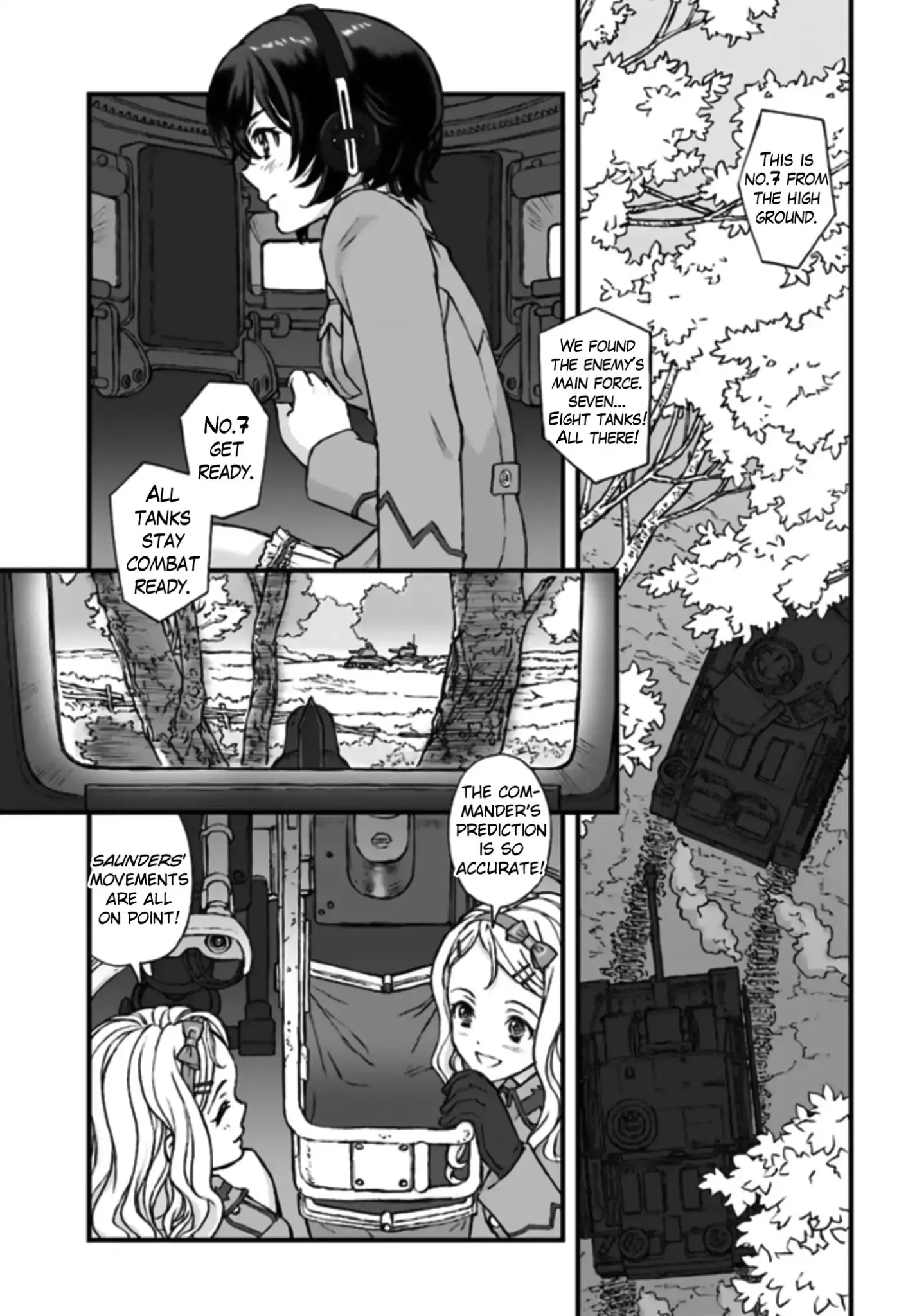 Girls Und Panzer - The Fir Tree And The Iron-Winged Witch - 1 page 12