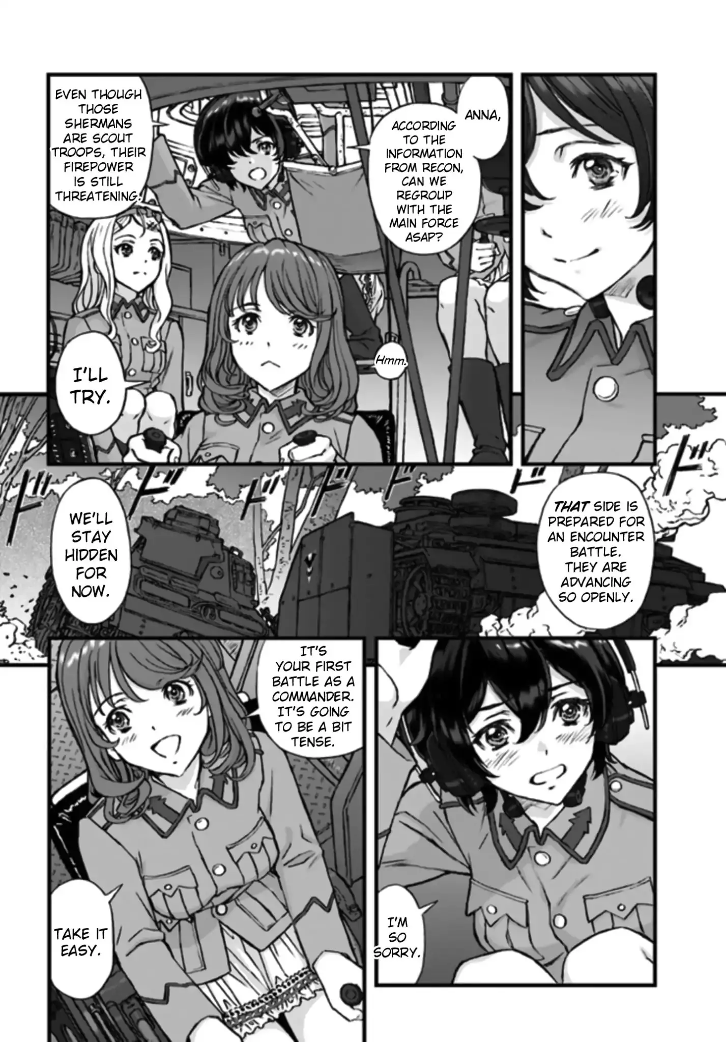 Girls Und Panzer - The Fir Tree And The Iron-Winged Witch - 1 page 13
