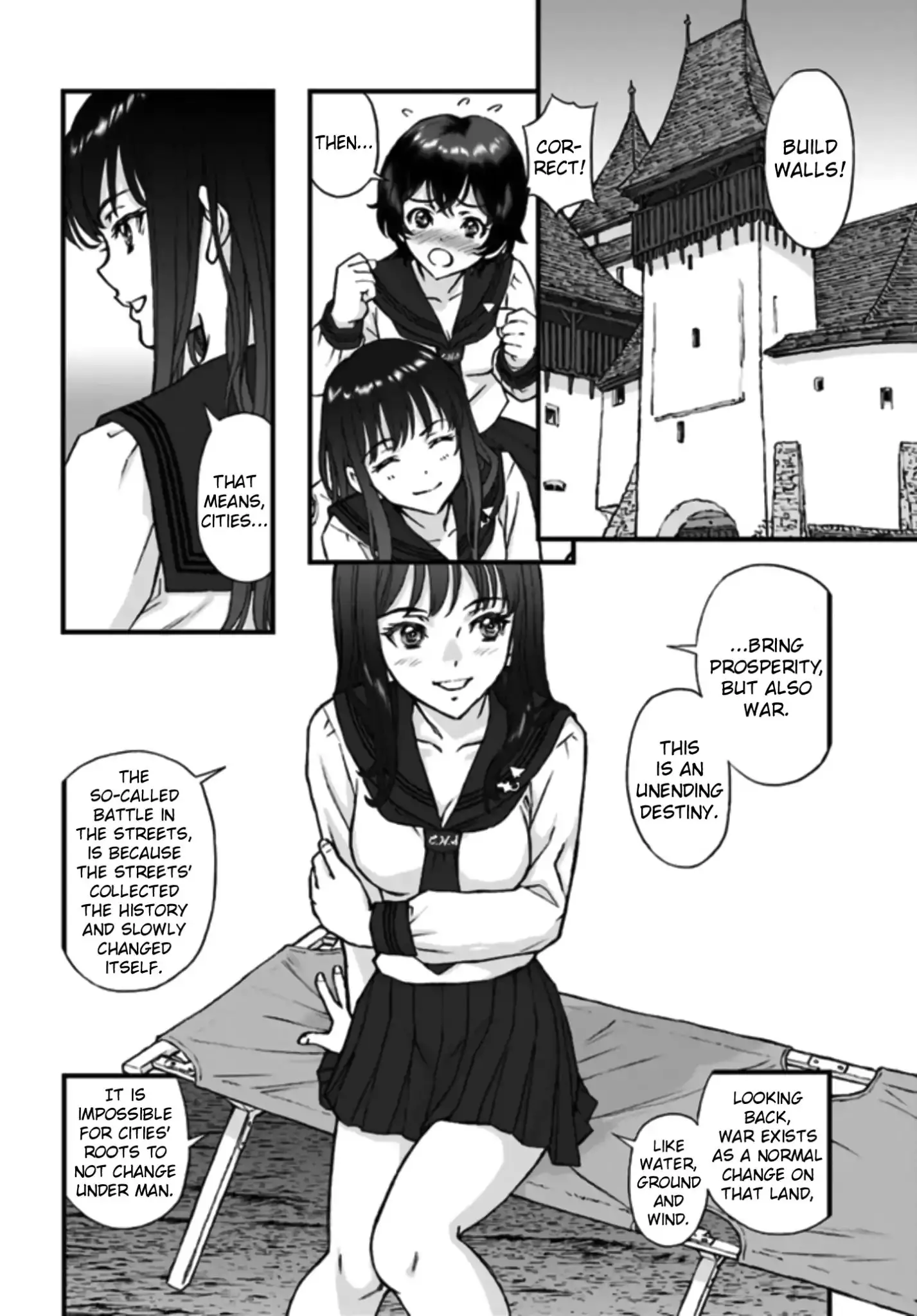 Girls Und Panzer - The Fir Tree And The Iron-Winged Witch - 1 page 3