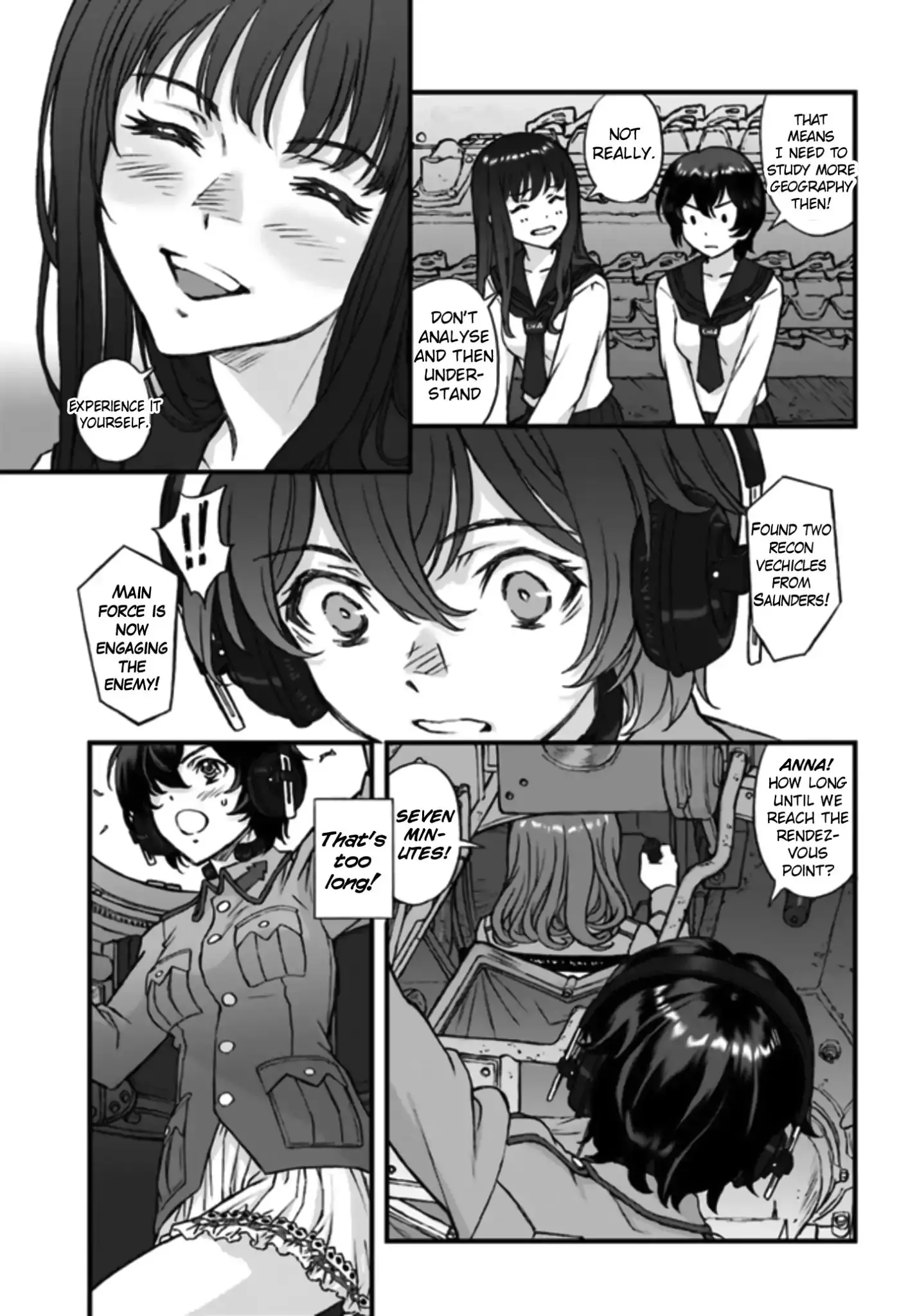 Girls Und Panzer - The Fir Tree And The Iron-Winged Witch - 1 page 4