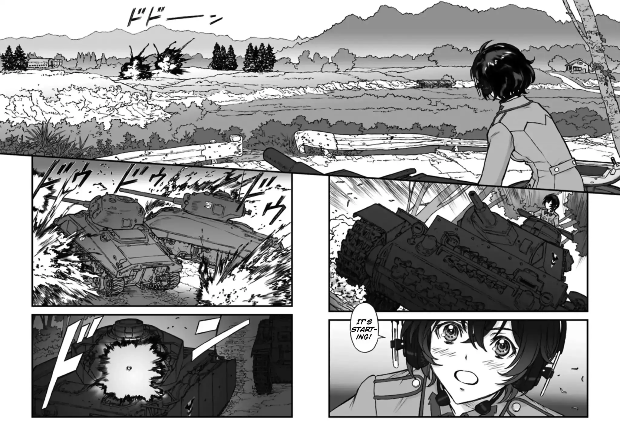 Girls Und Panzer - The Fir Tree And The Iron-Winged Witch - 1 page 5