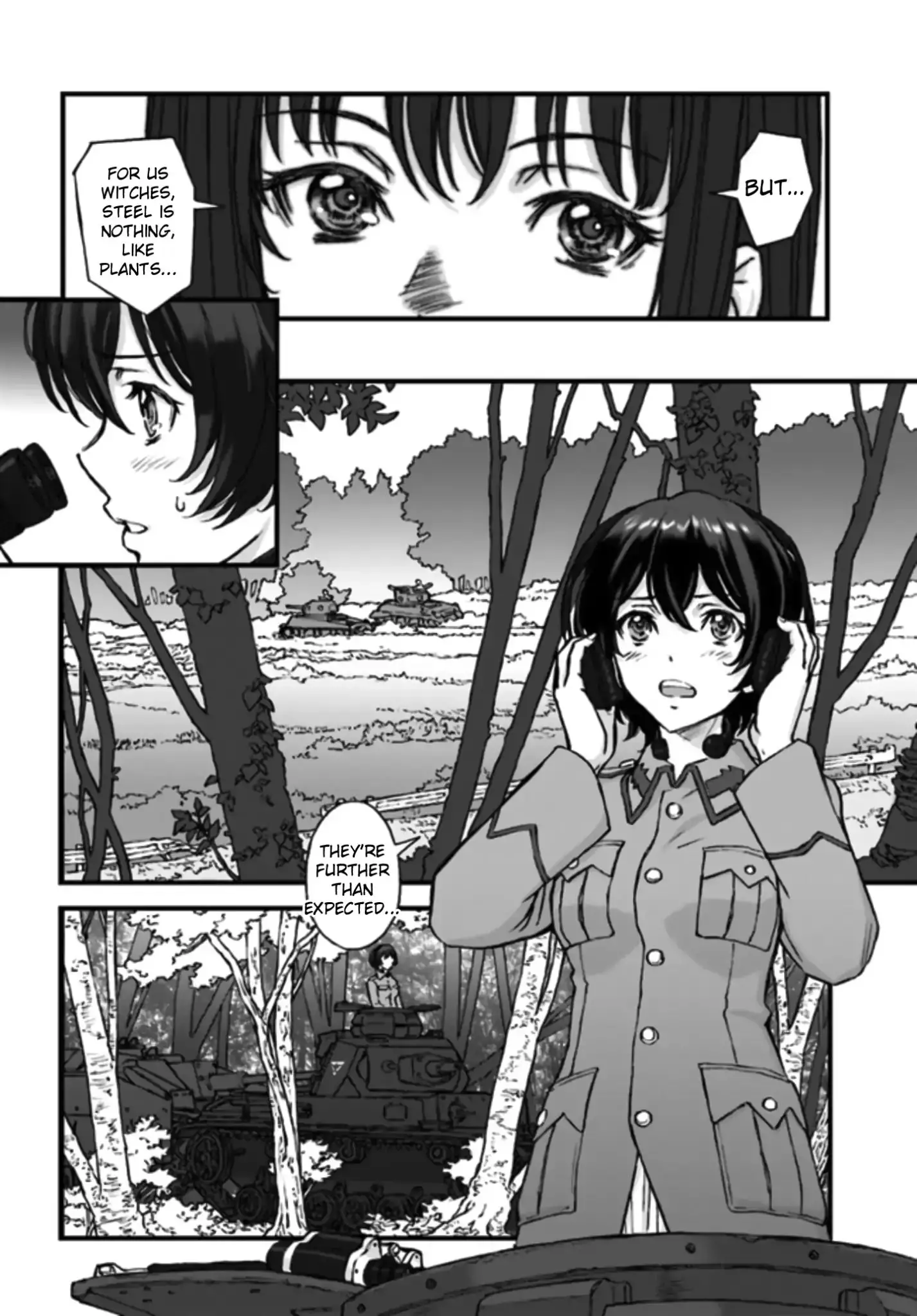 Girls Und Panzer - The Fir Tree And The Iron-Winged Witch - 1 page 9