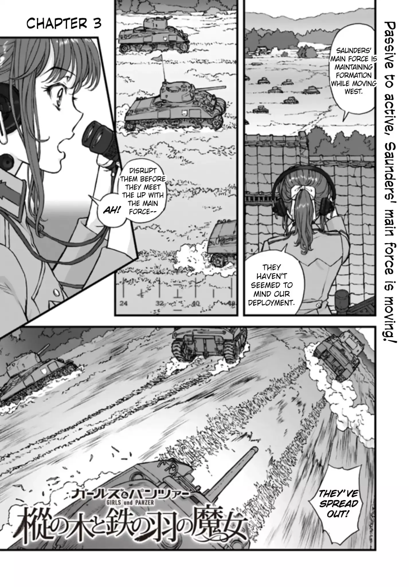 Girls Und Panzer - The Fir Tree And The Iron-Winged Witch - 3 page 1