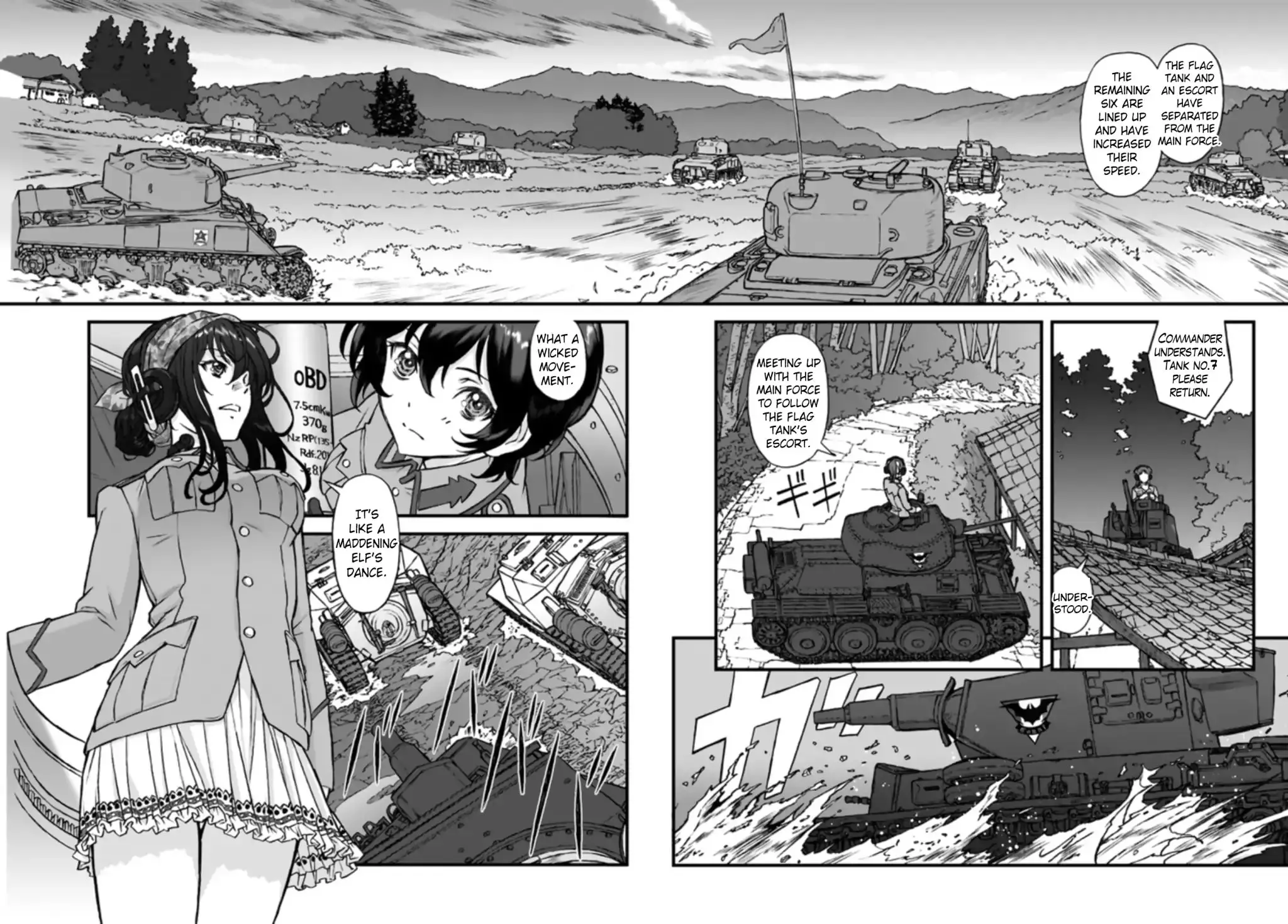 Girls Und Panzer - The Fir Tree And The Iron-Winged Witch - 3 page 2