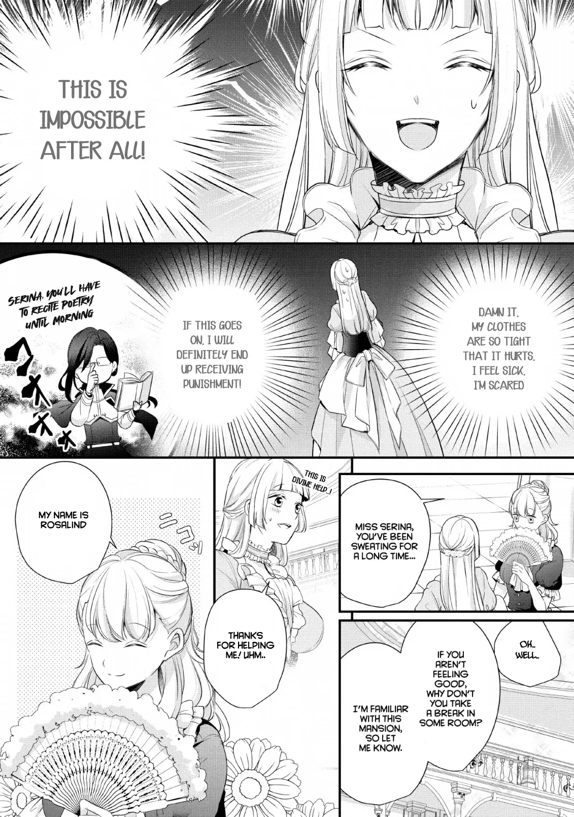A Bellicose Lady Got Reincarnated!? ~It's An Impossibly Hard Game Where I Would Die If I Don't Fall In Love - 1 page 8