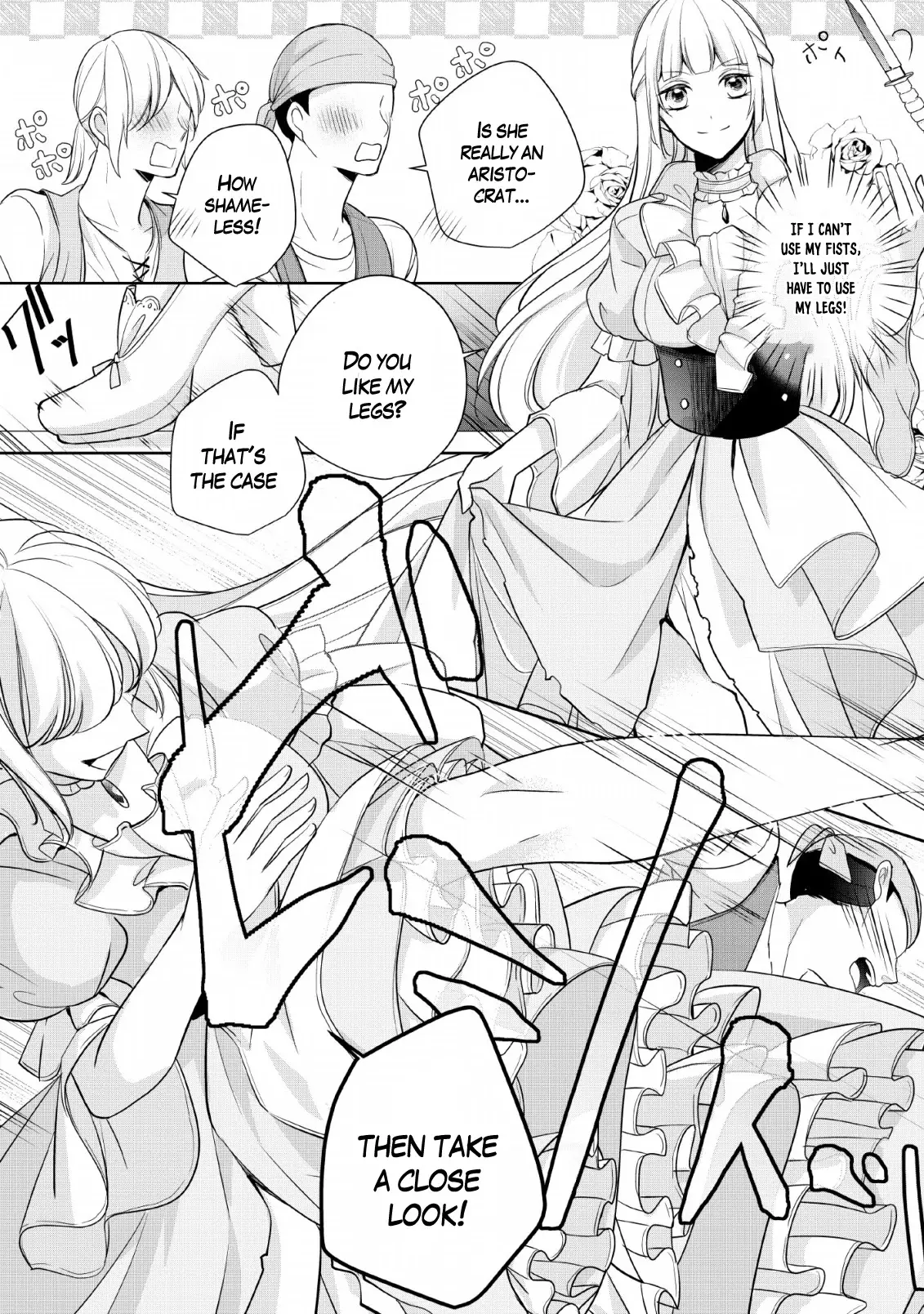 A Bellicose Lady Got Reincarnated!? ~It's An Impossibly Hard Game Where I Would Die If I Don't Fall In Love - 2 page 4